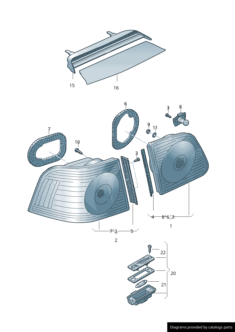 Car part diagram