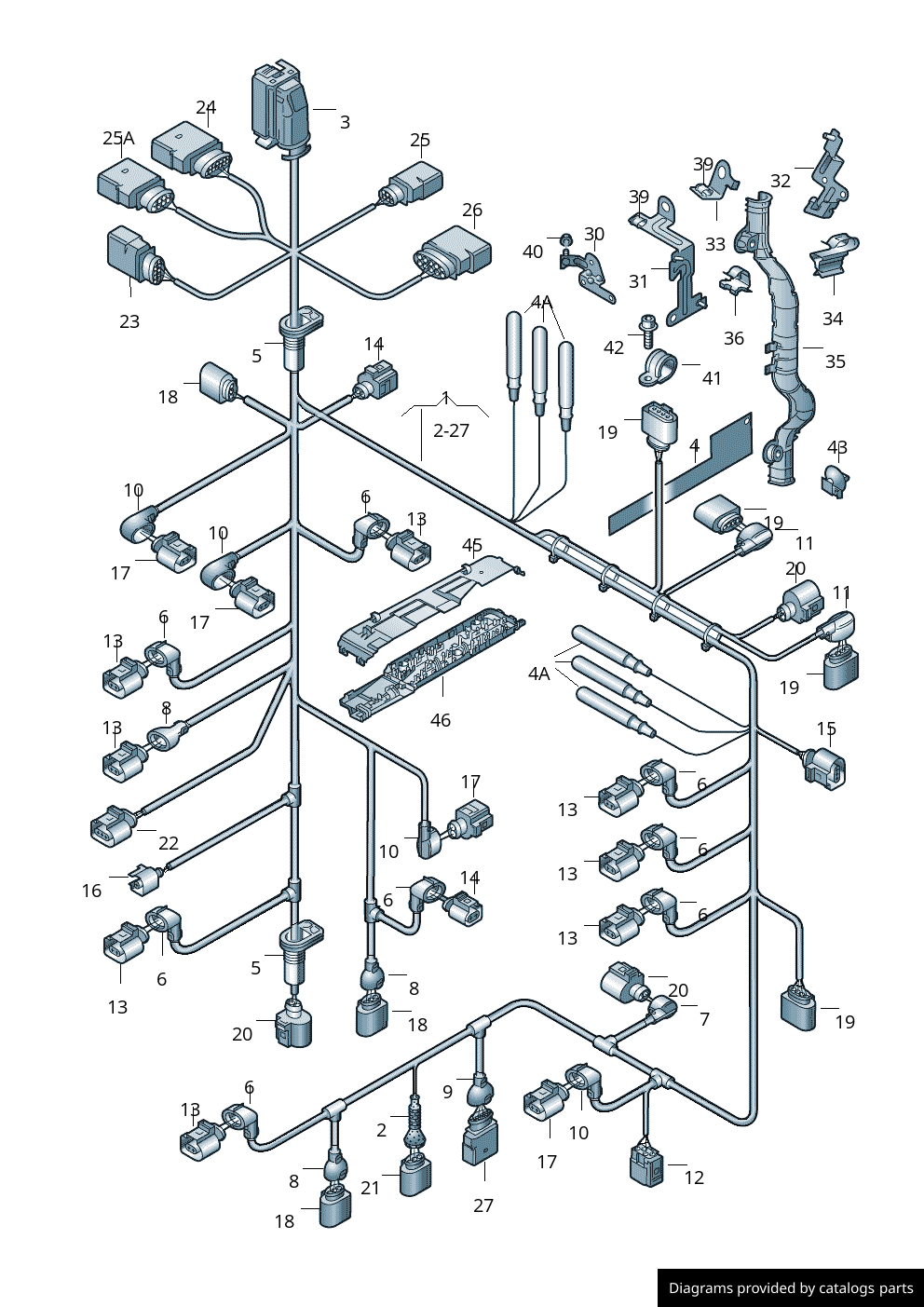 Car part diagram