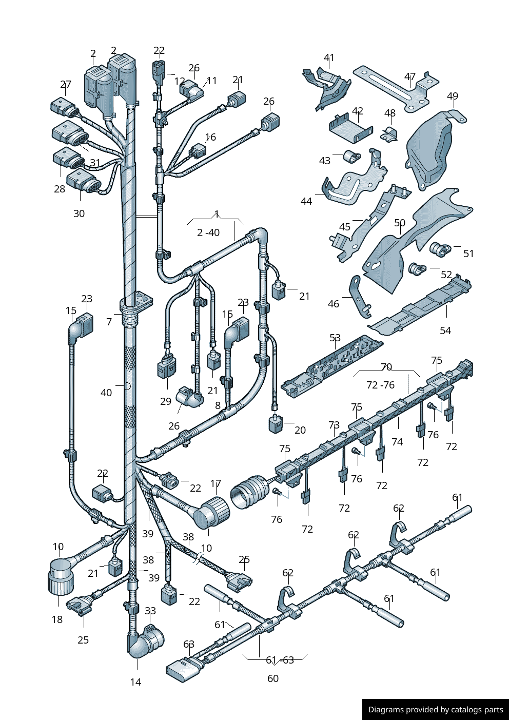 Car part diagram