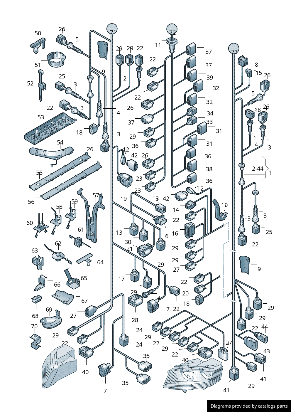 Car part diagram
