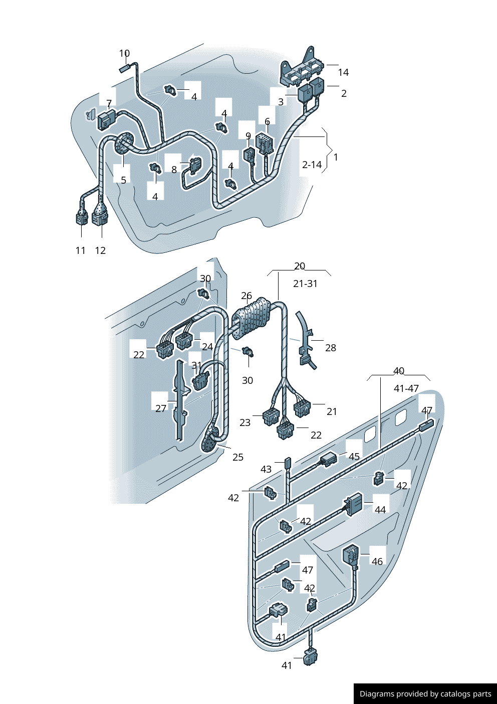 Car part diagram
