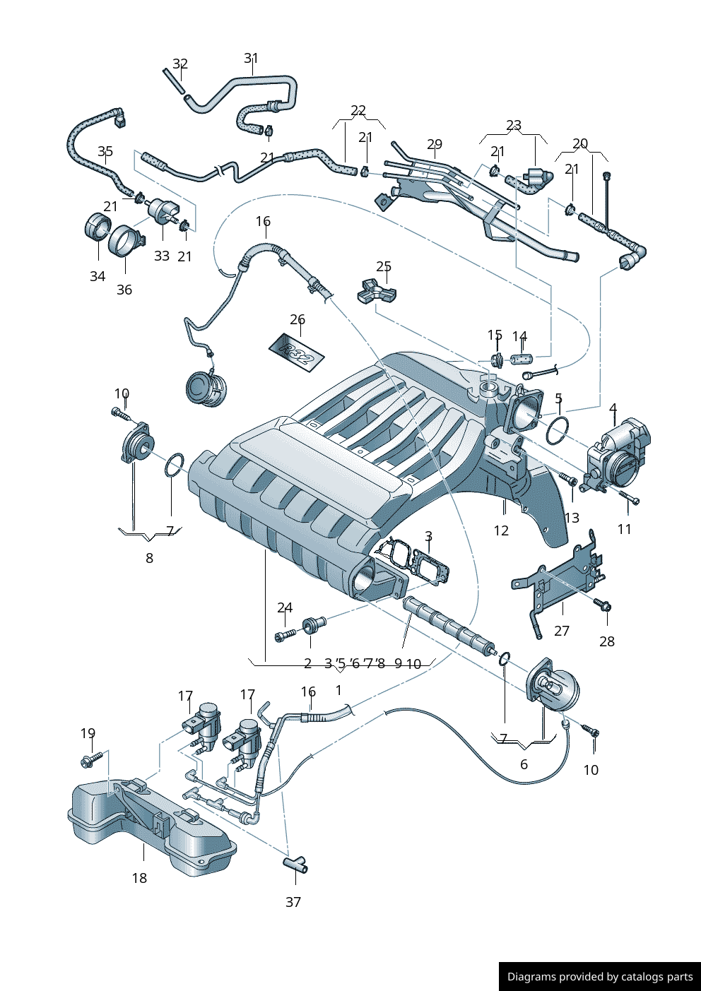 Car part diagram