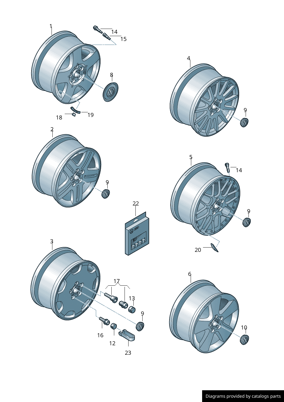 Car part diagram