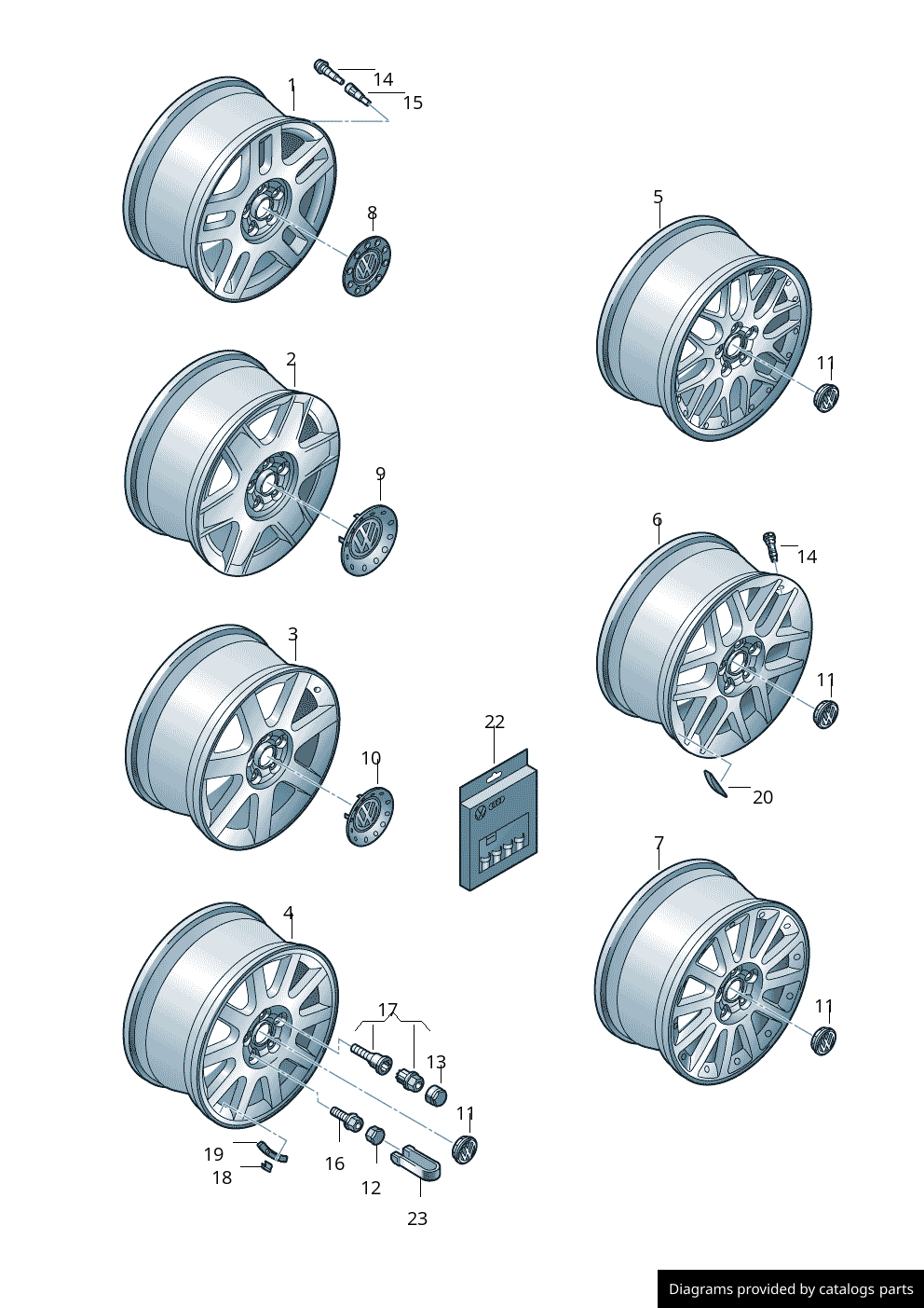Car part diagram