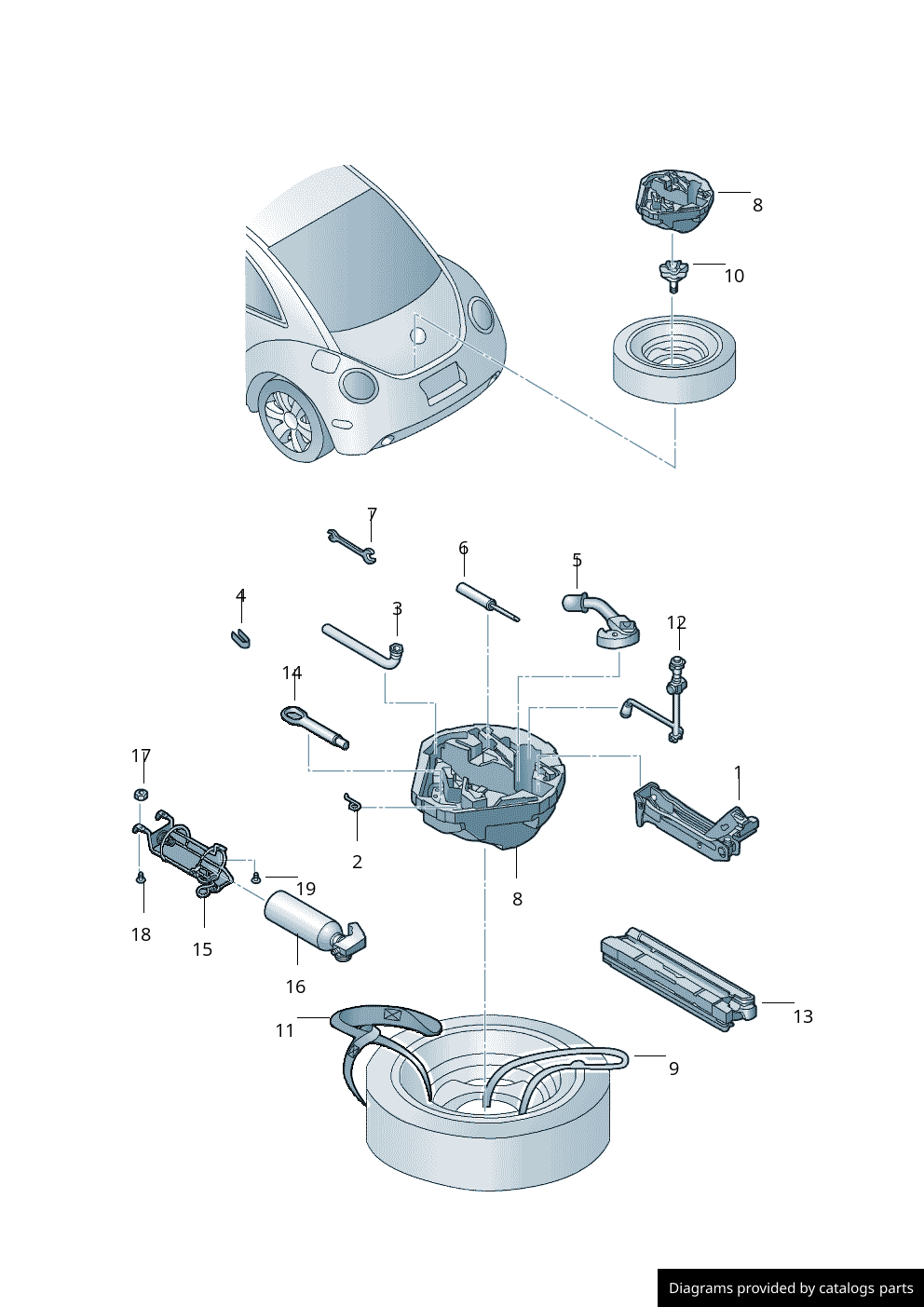 Car part diagram