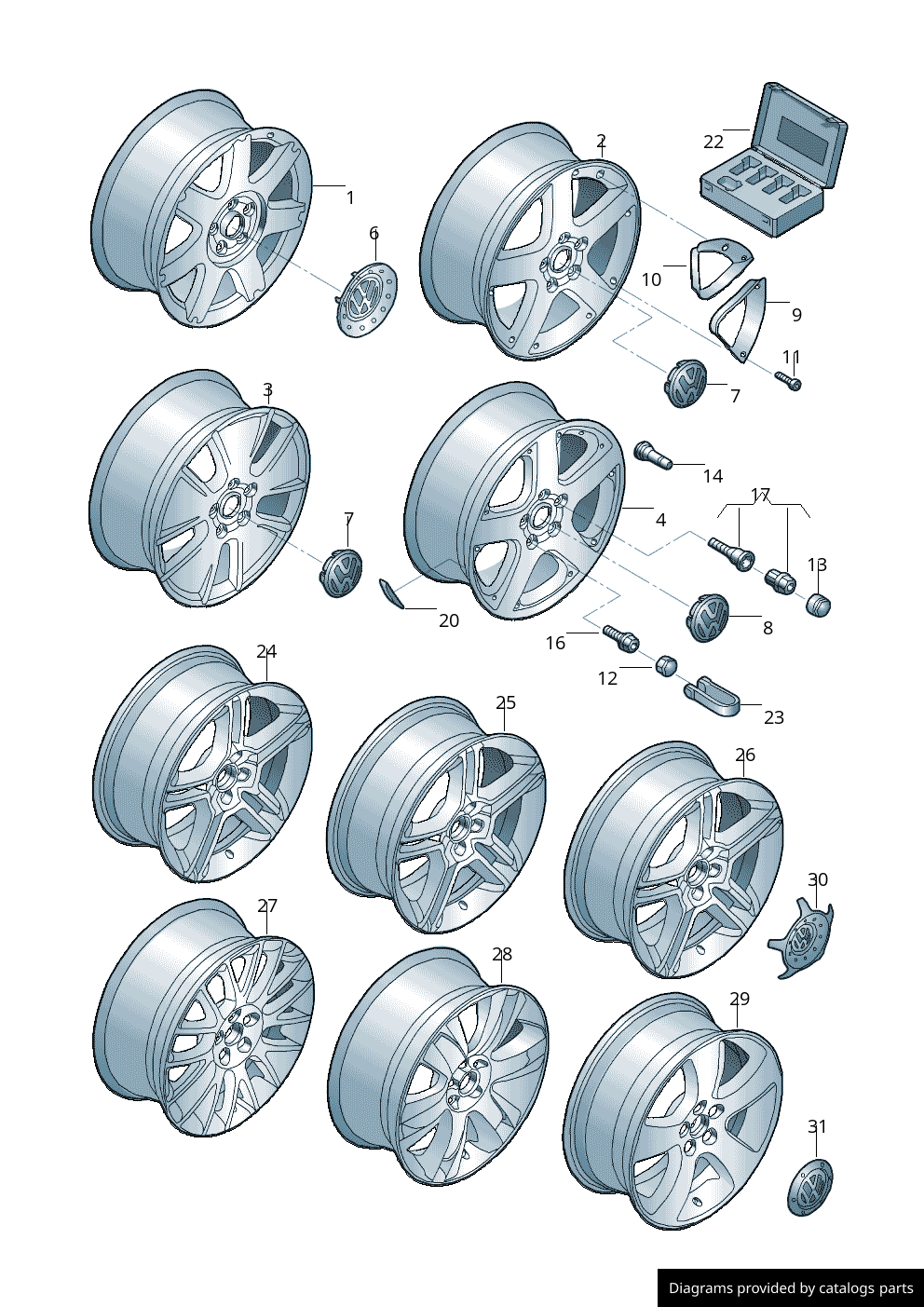 Car part diagram