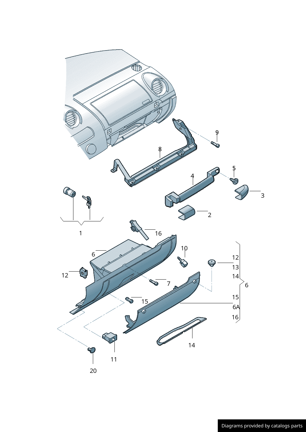 Car part diagram