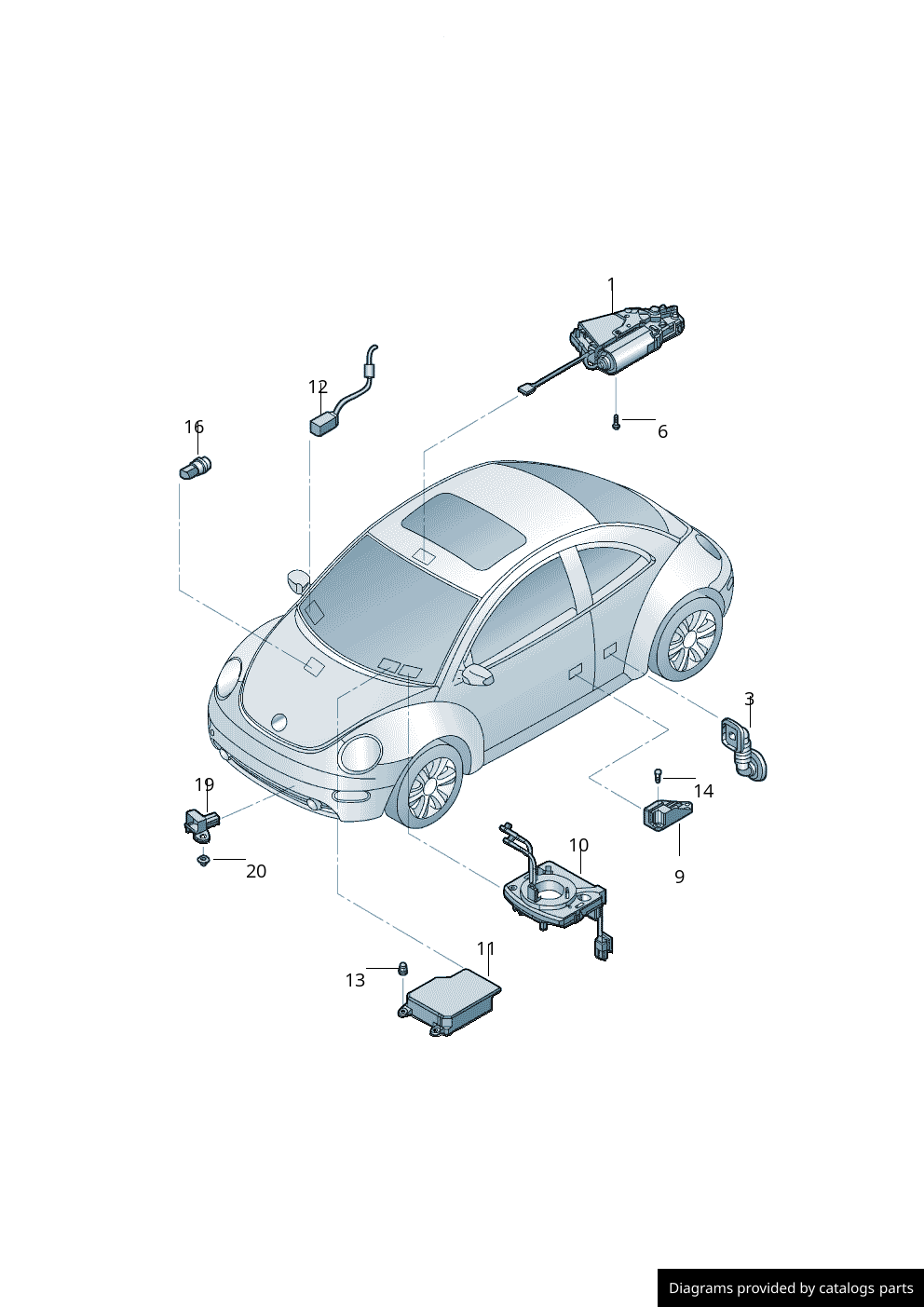 Car part diagram