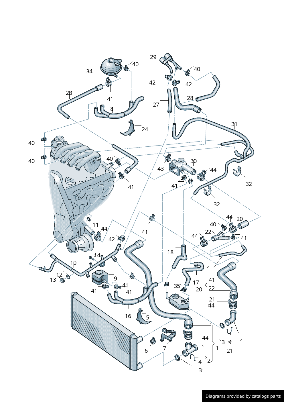 Car part diagram