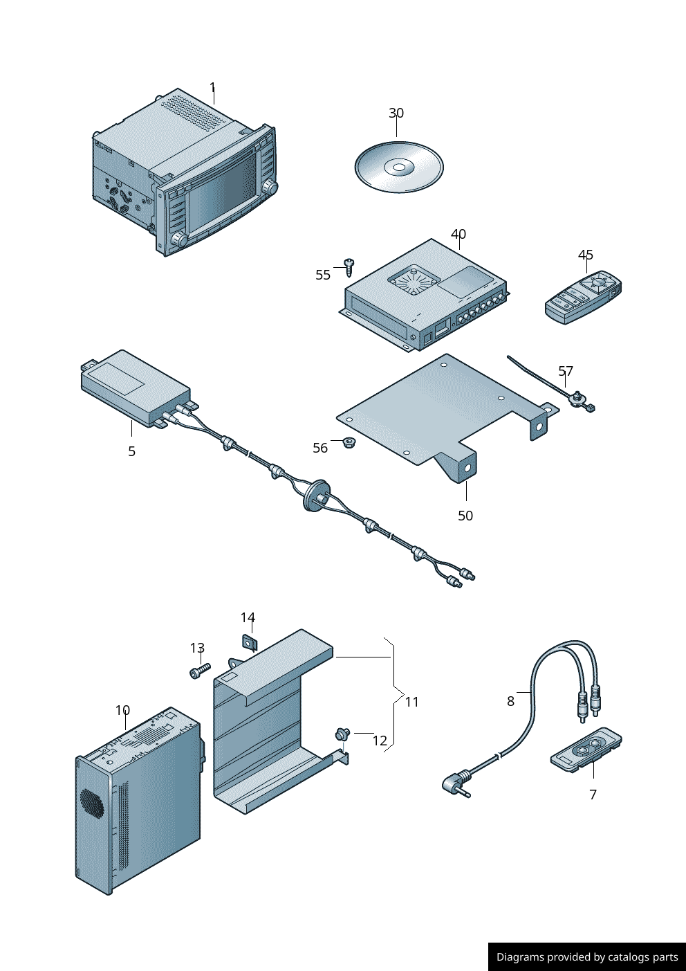 Car part diagram