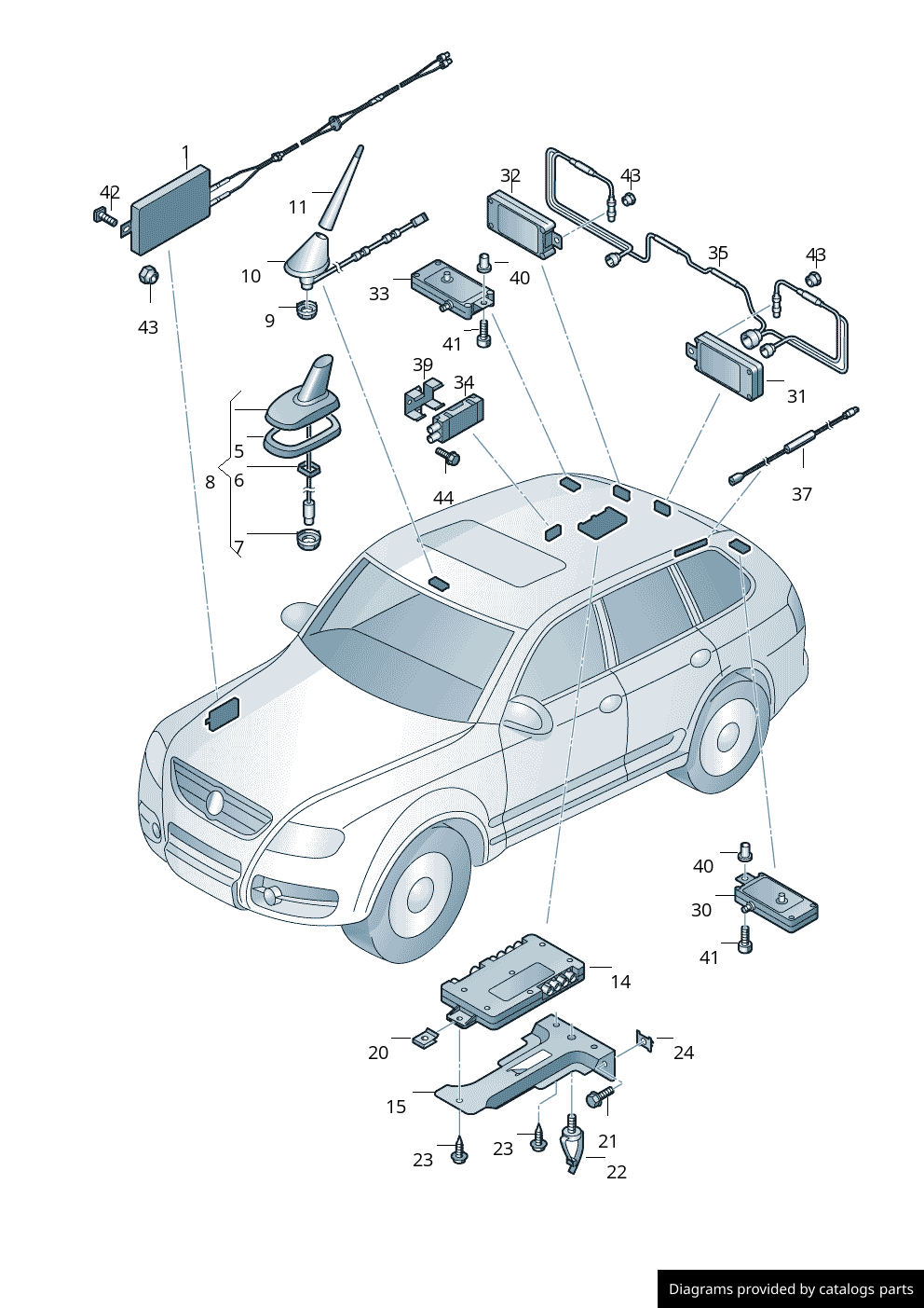 Car part diagram