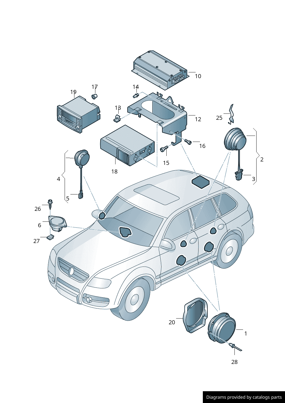Car part diagram