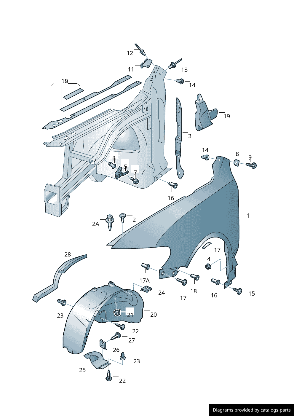Car part diagram