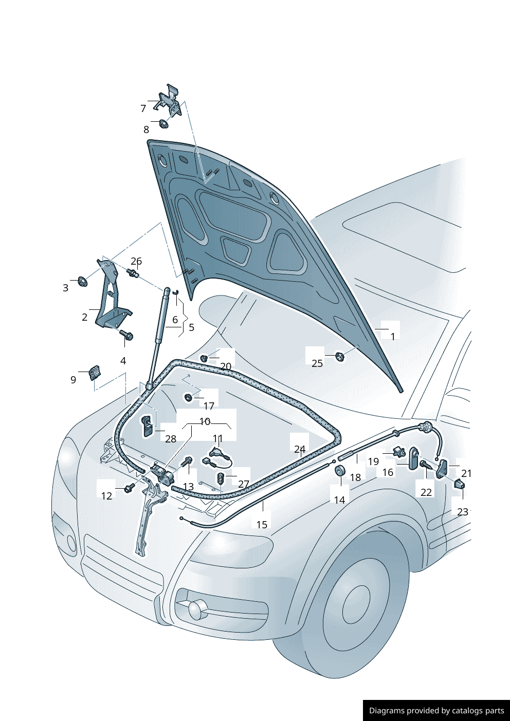 Car part diagram
