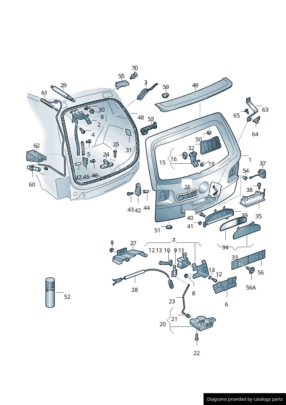 Car part diagram