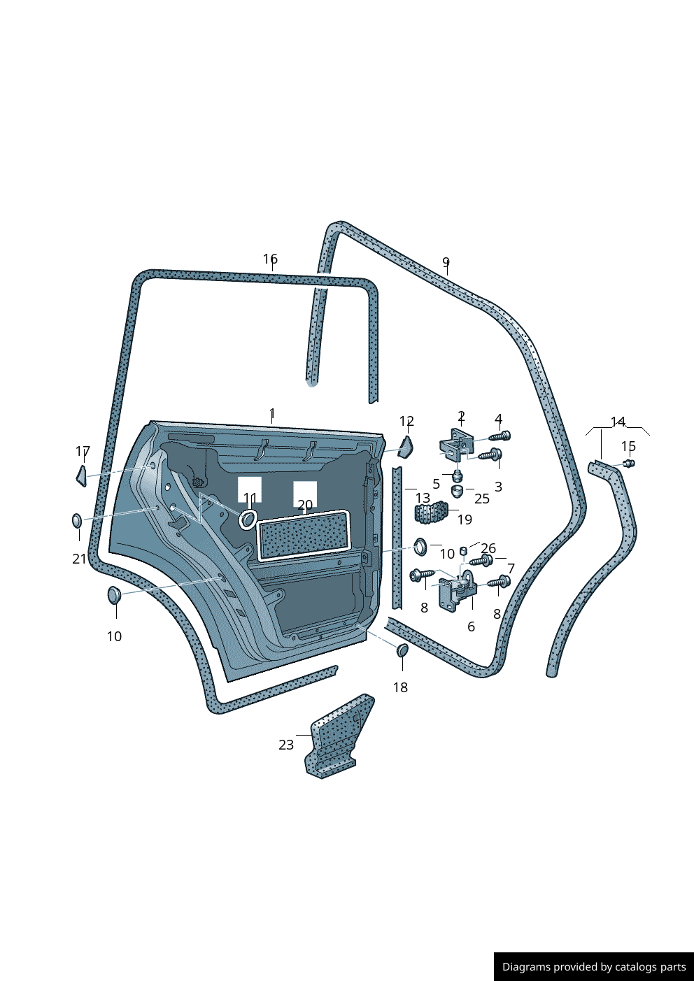 Car part diagram