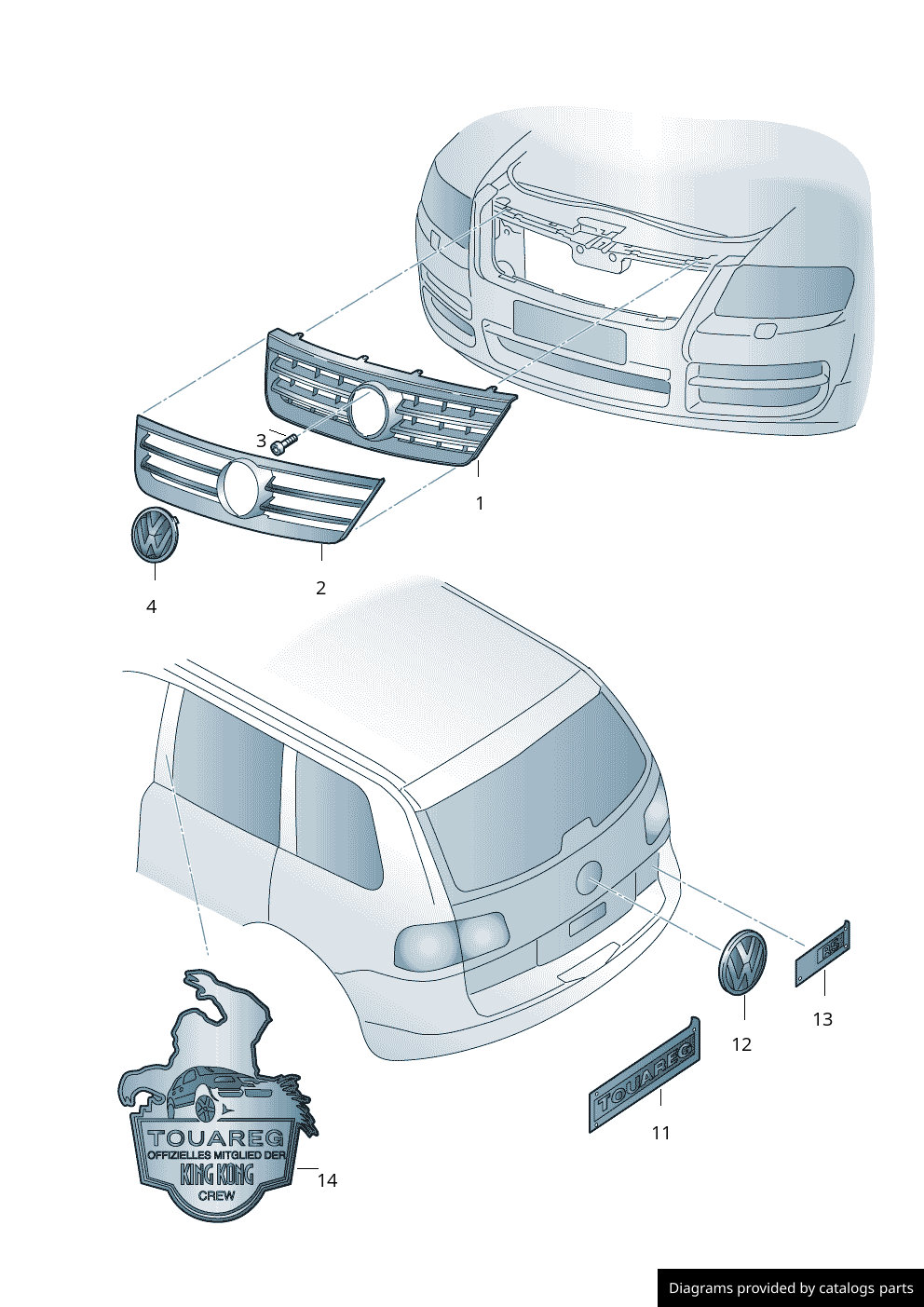 Car part diagram