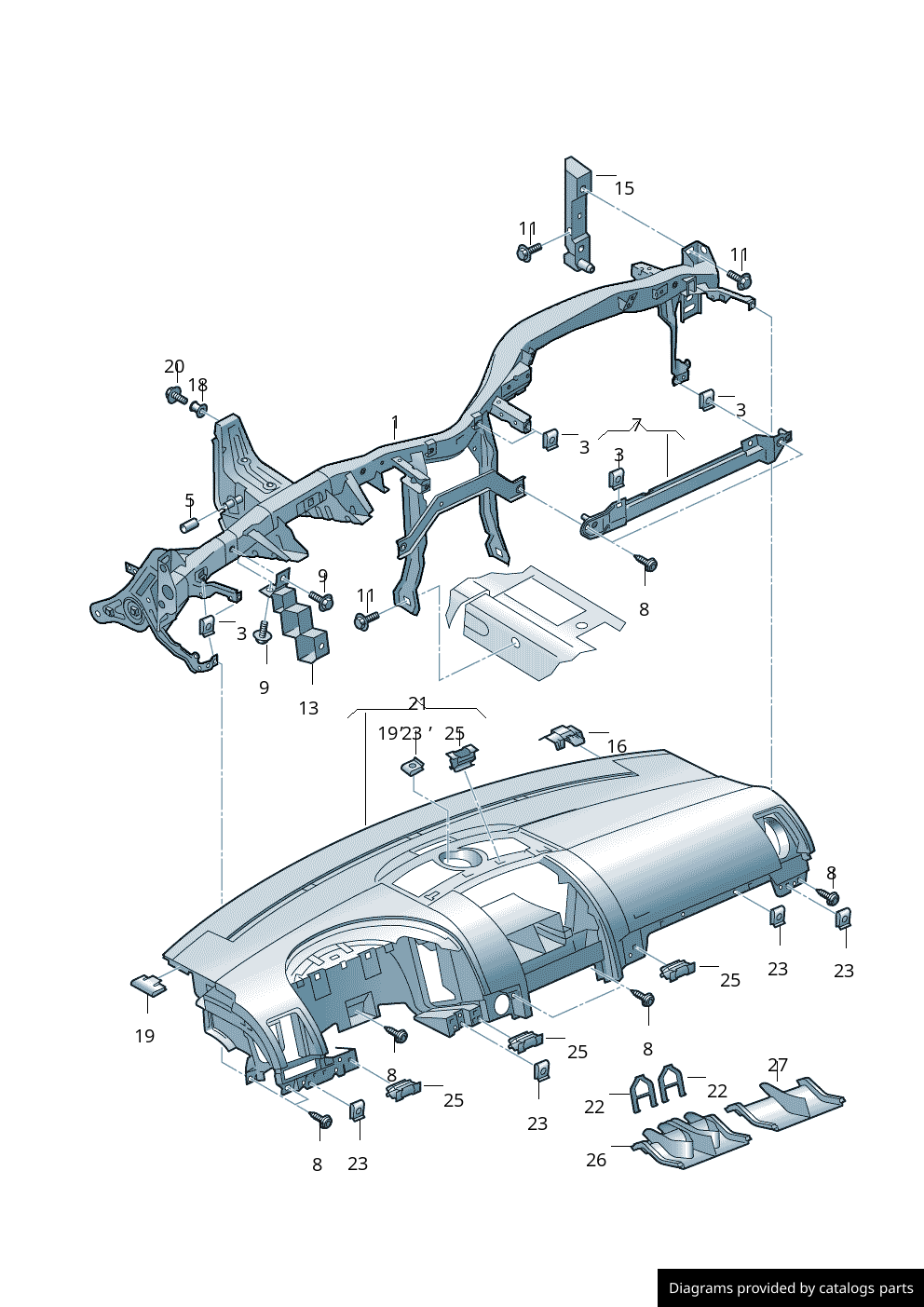Car part diagram