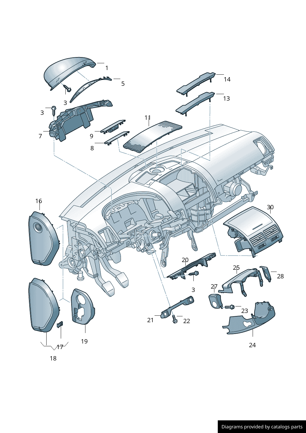 Car part diagram
