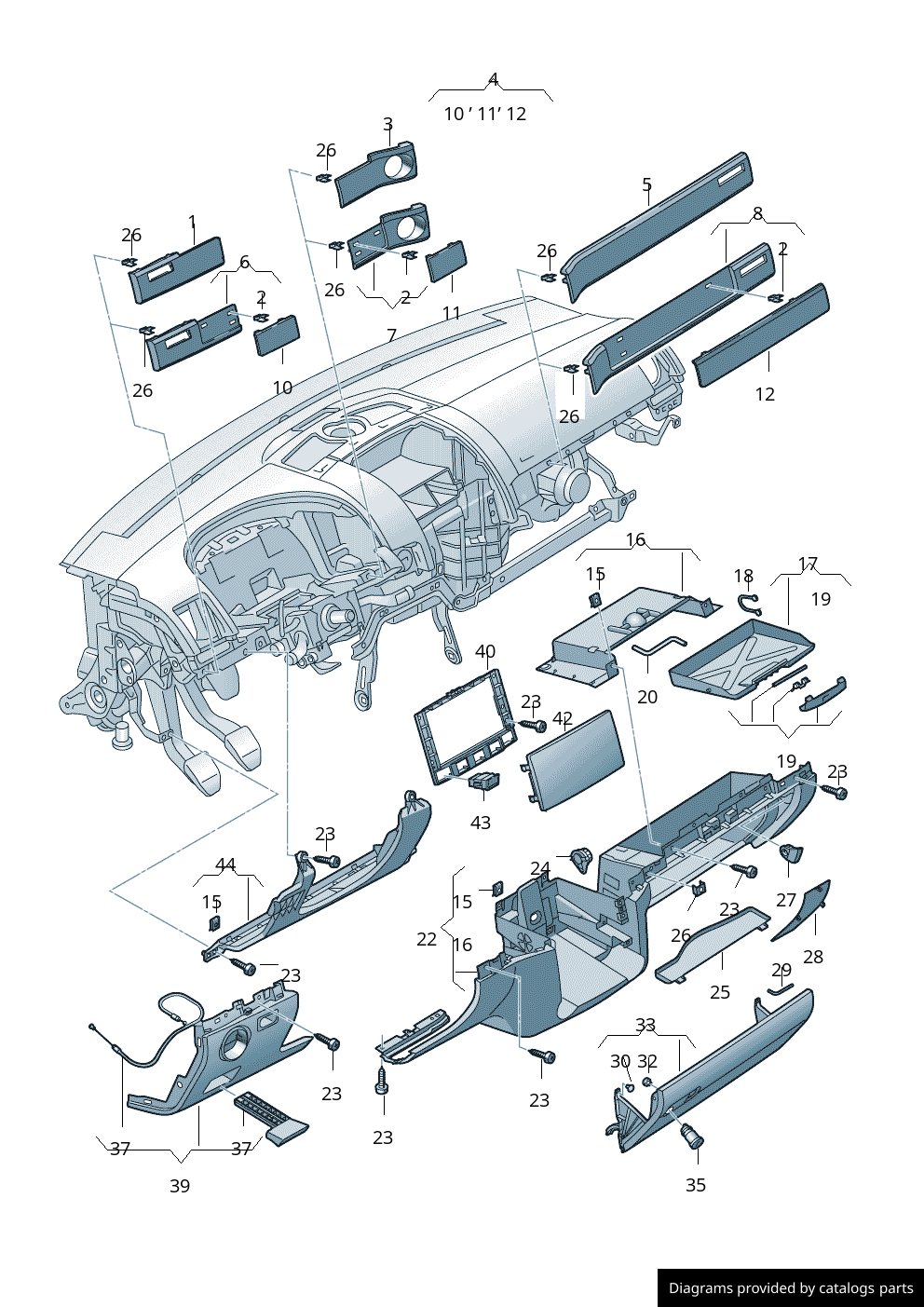 Car part diagram