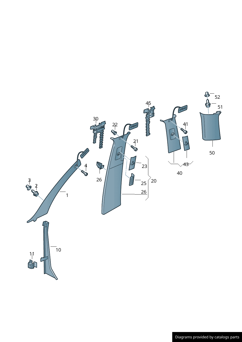 Car part diagram
