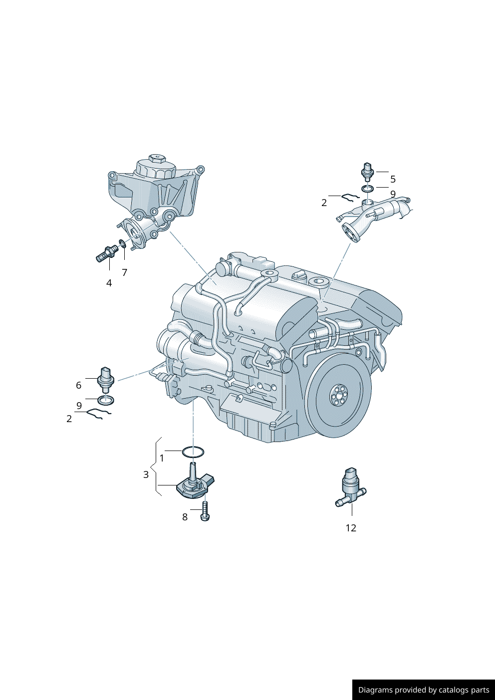 Car part diagram