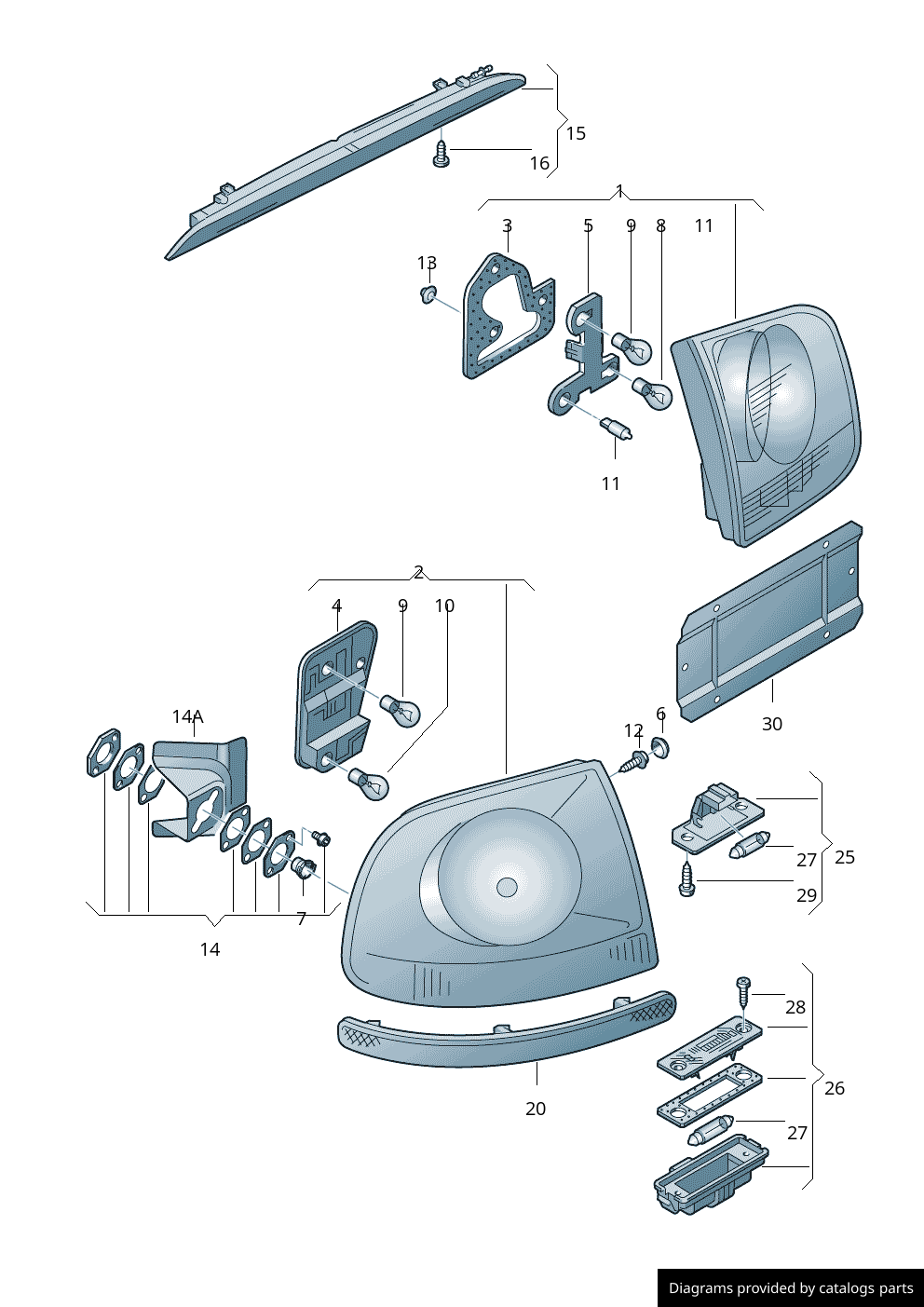 Car part diagram