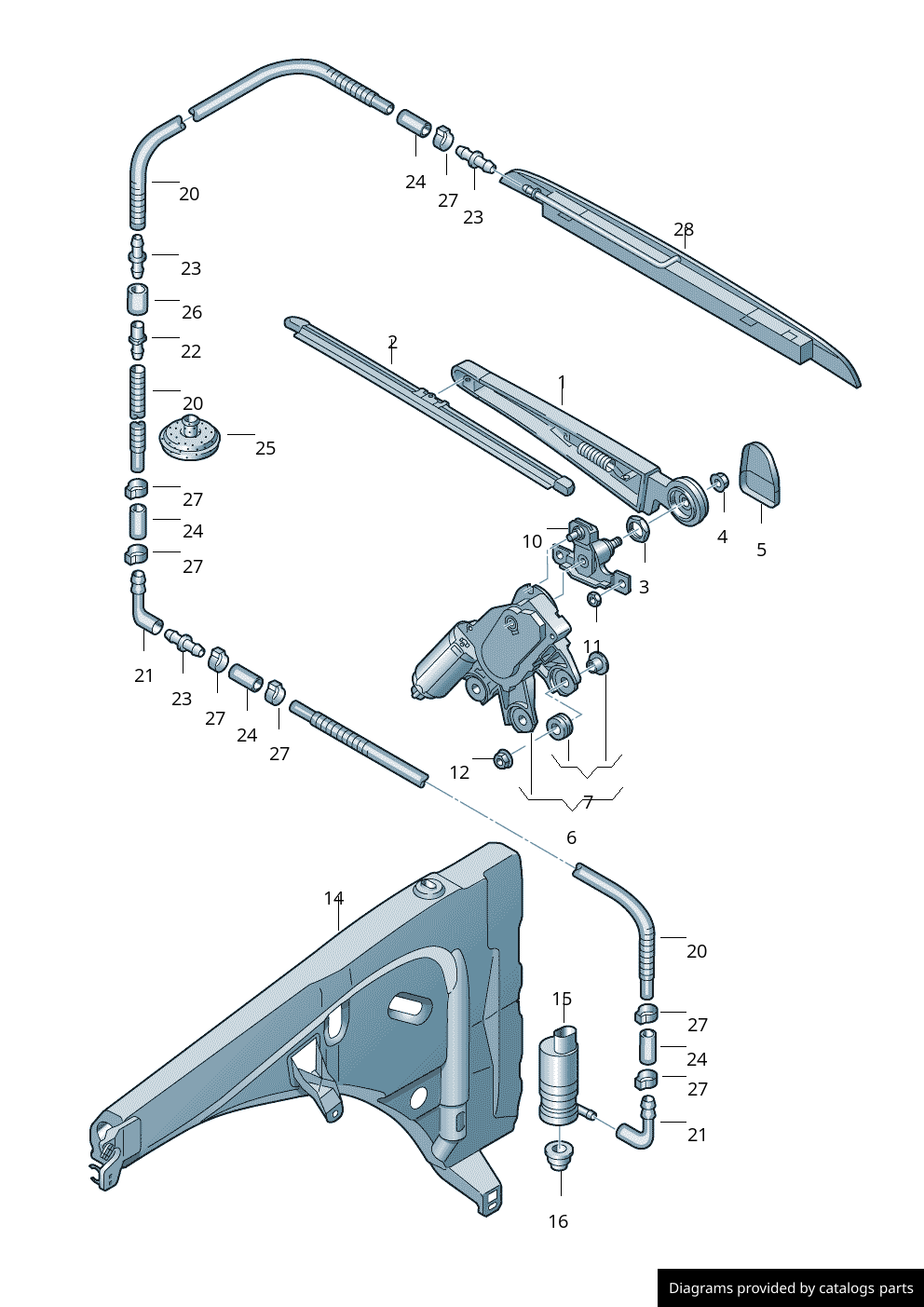 Car part diagram