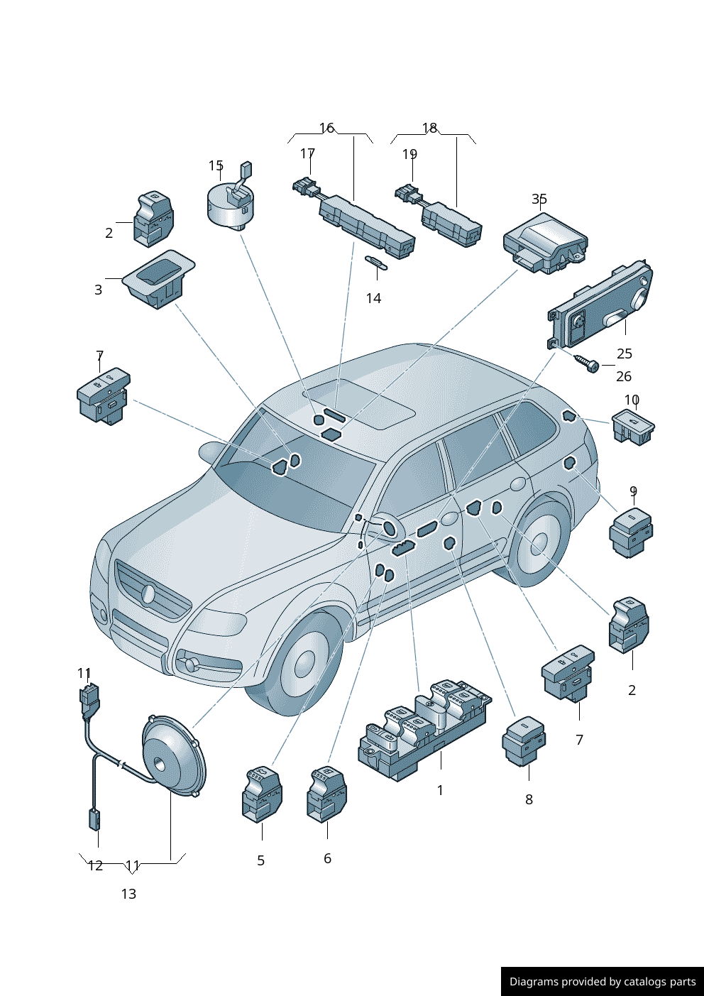 Car part diagram