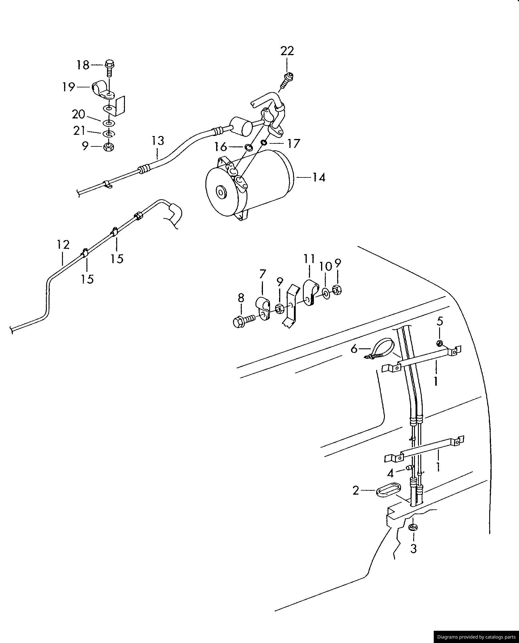 Car part diagram