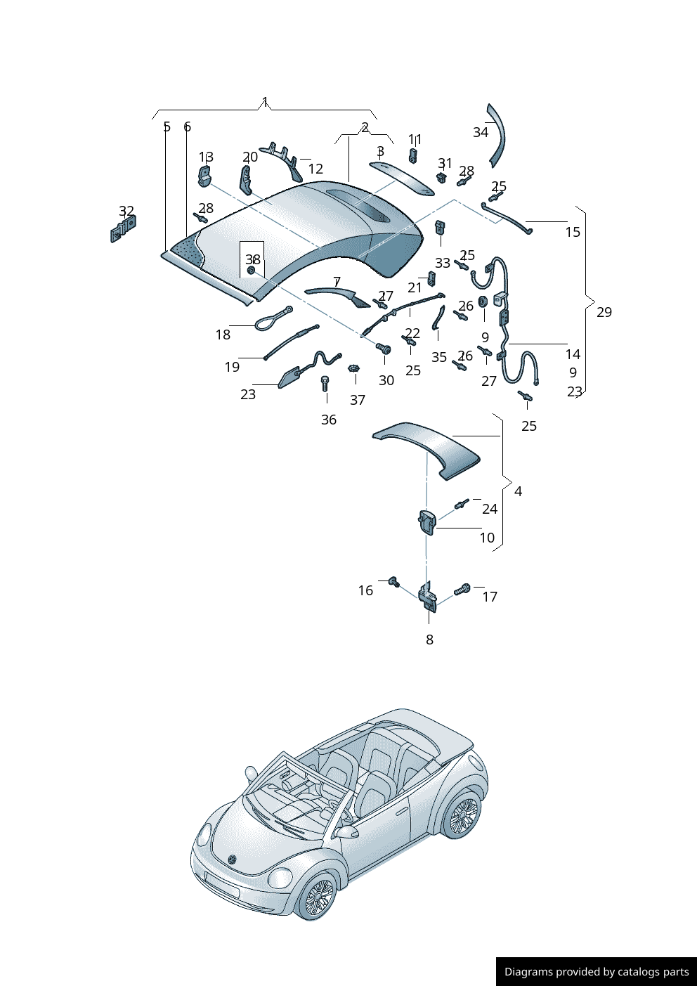 Car part diagram