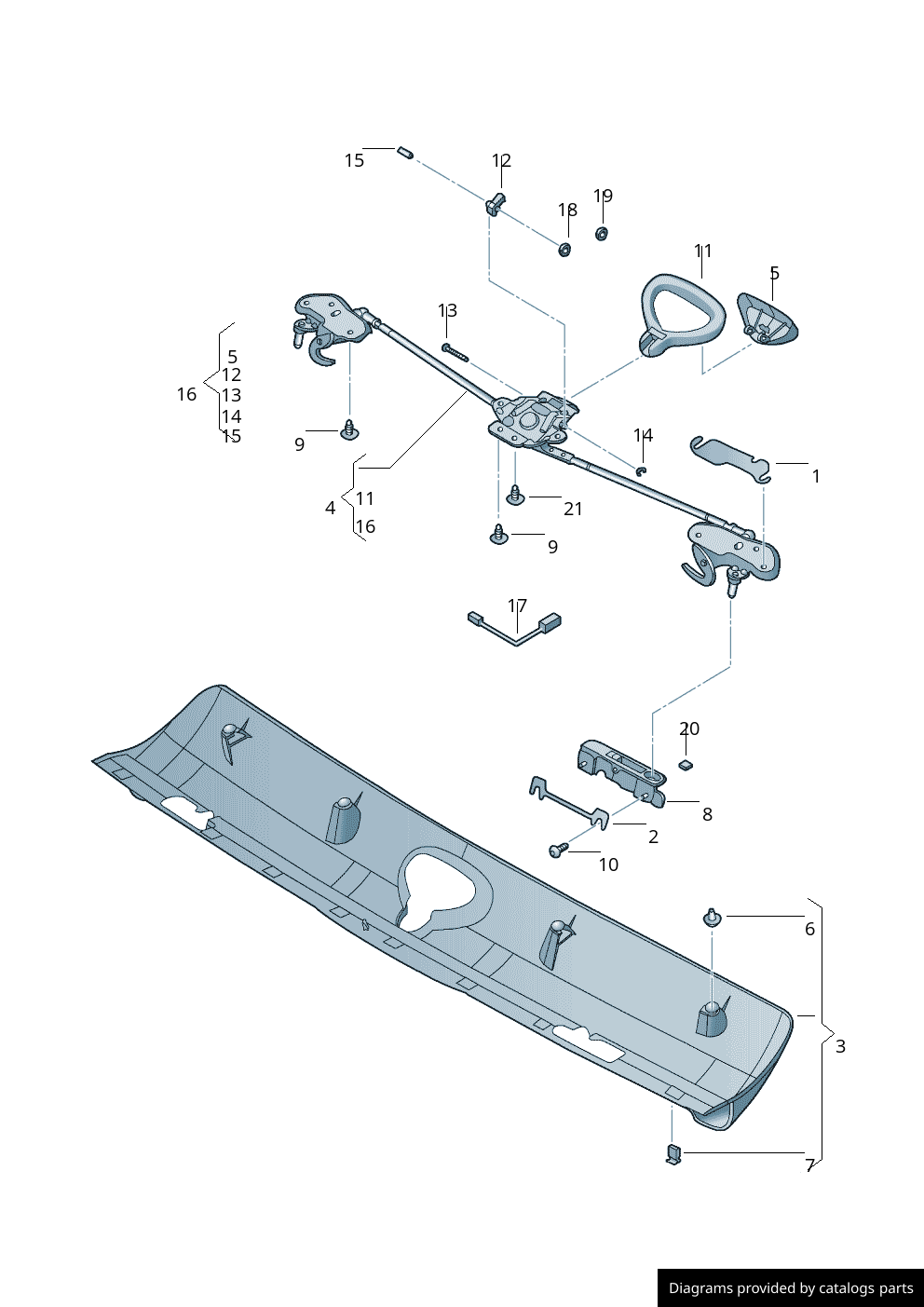Car part diagram