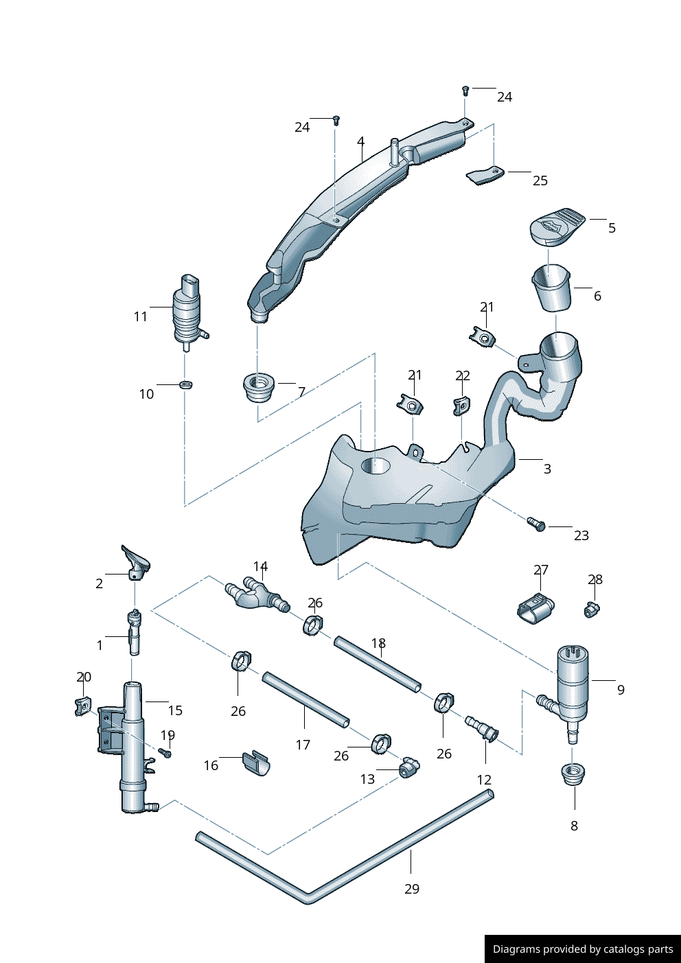 Car part diagram
