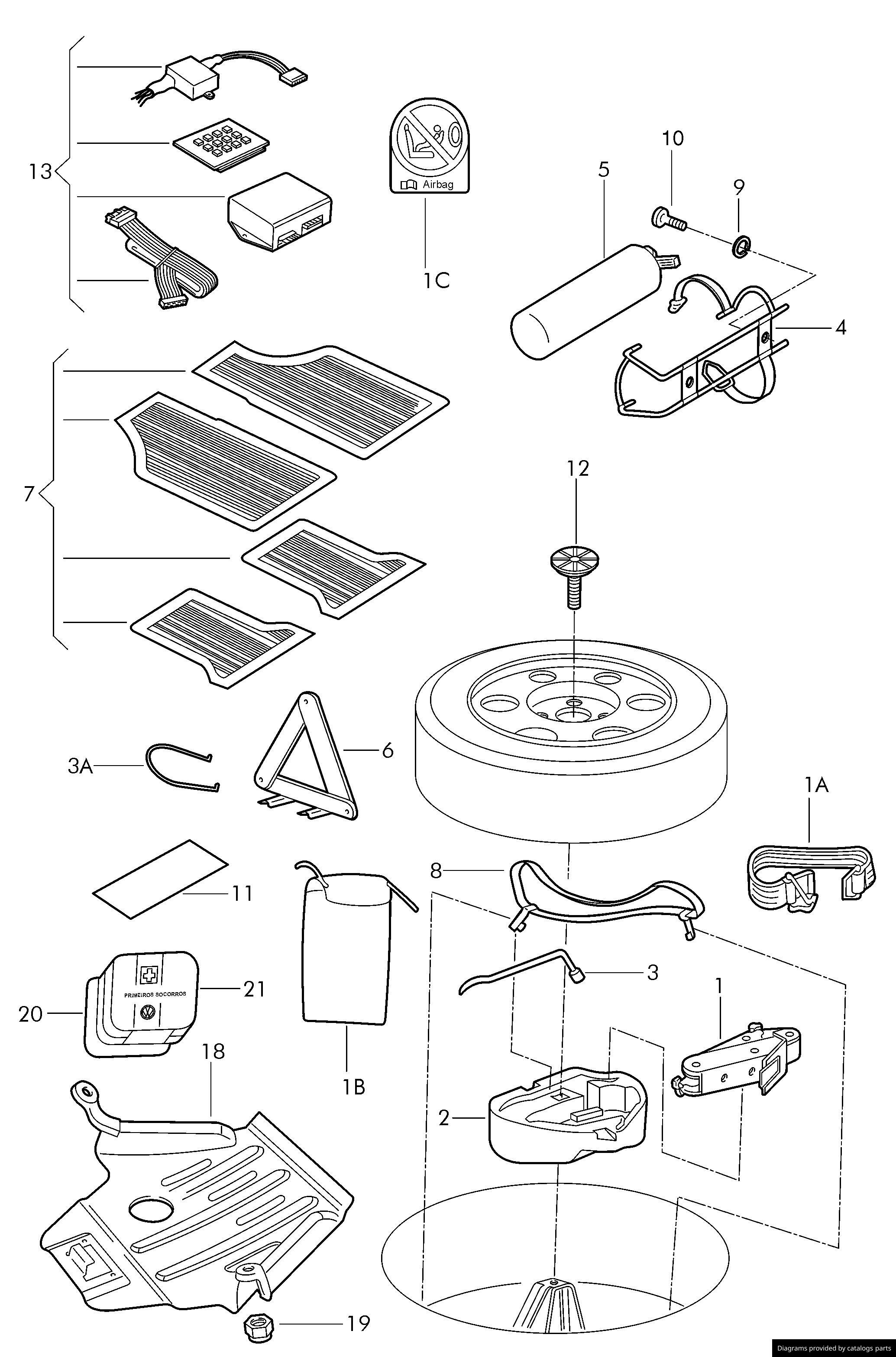 Car part diagram