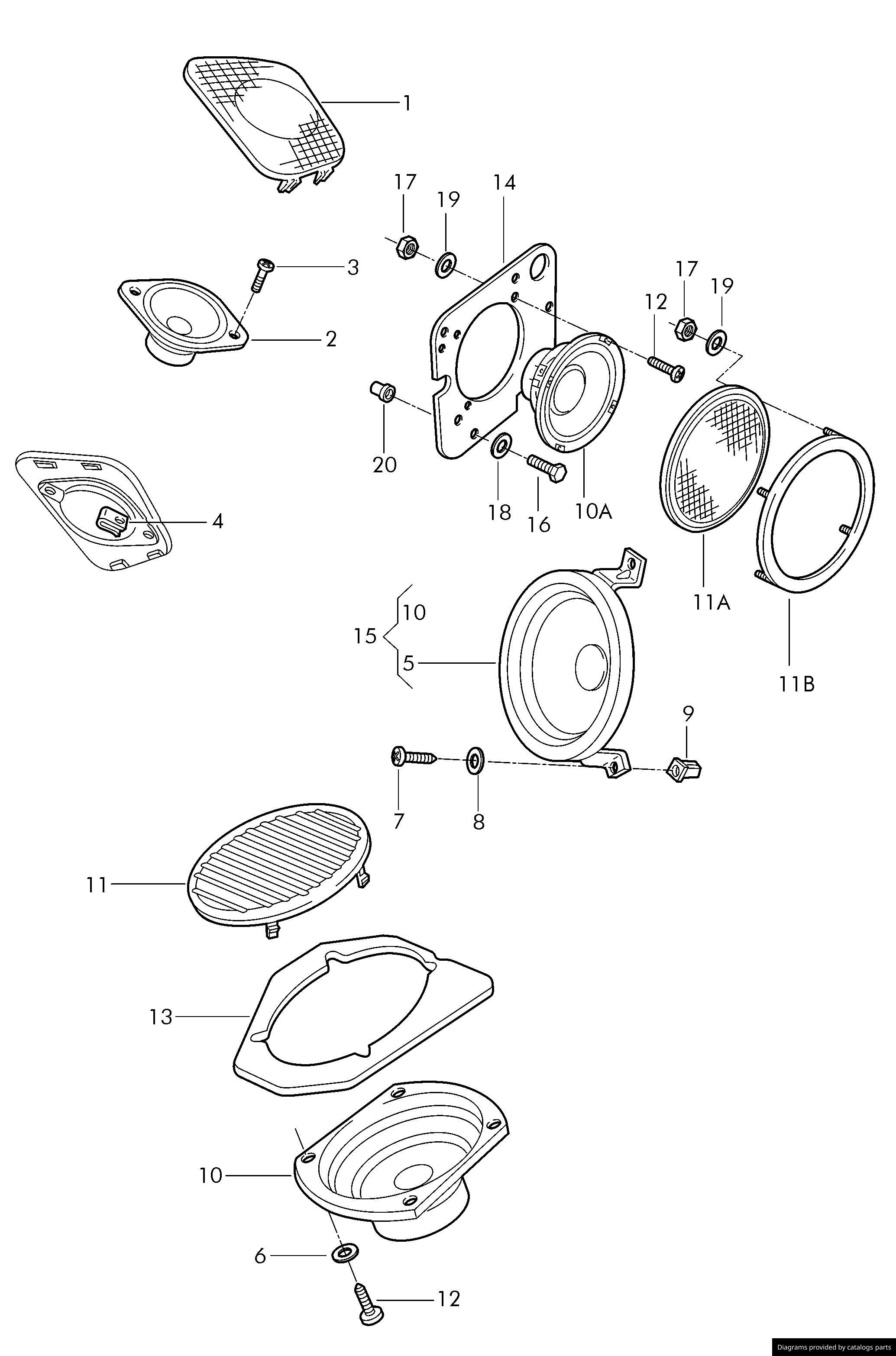 Car part diagram