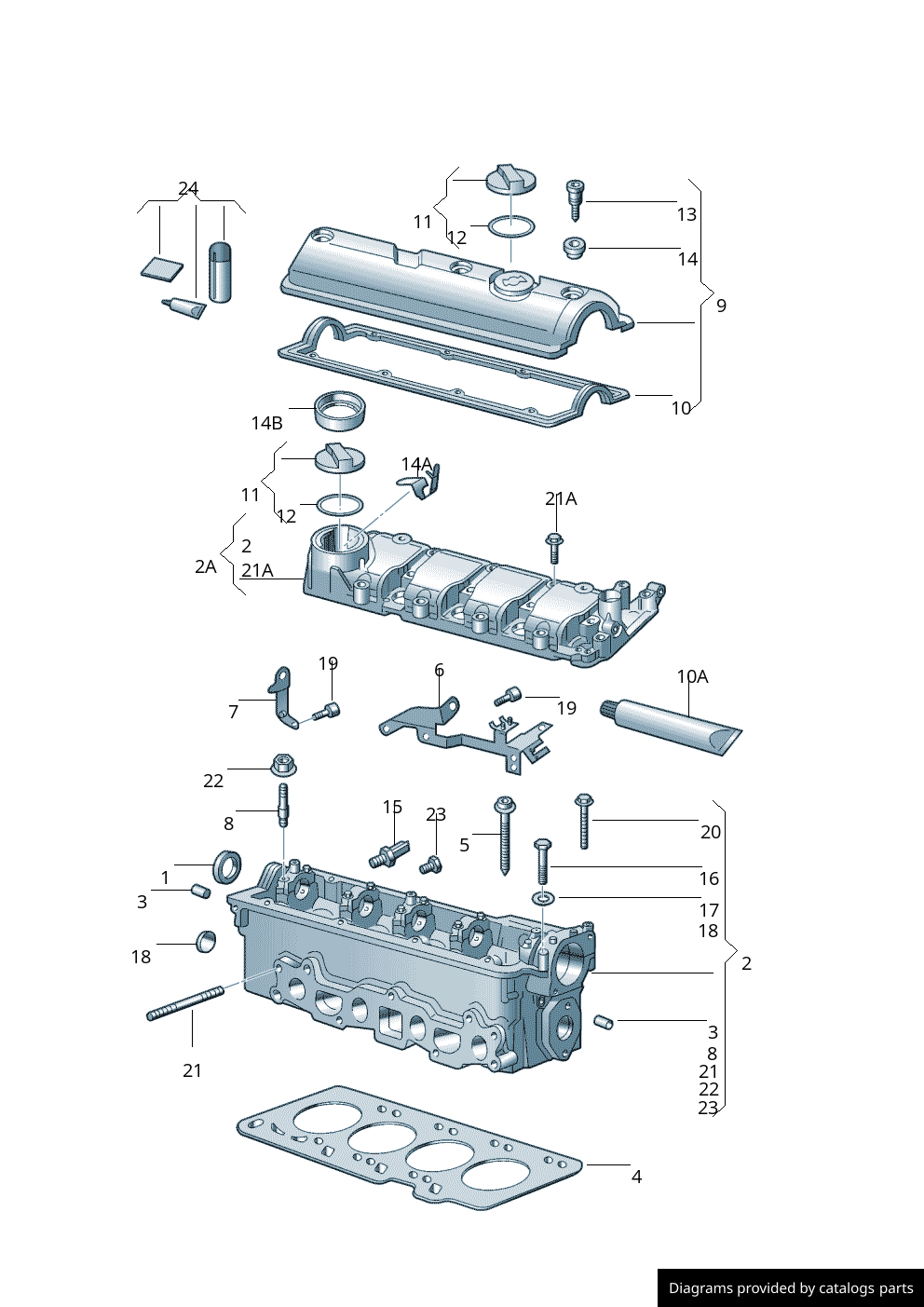 Car part diagram