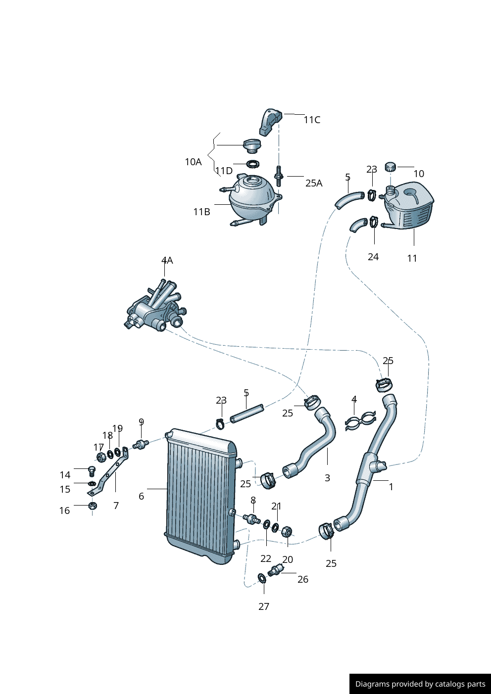 Car part diagram