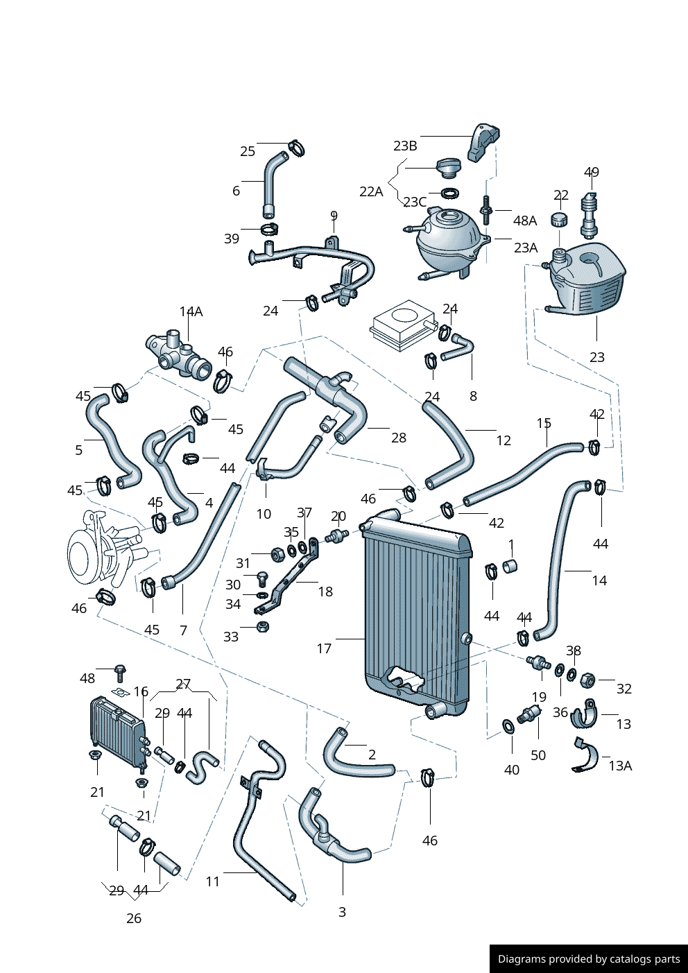 Car part diagram