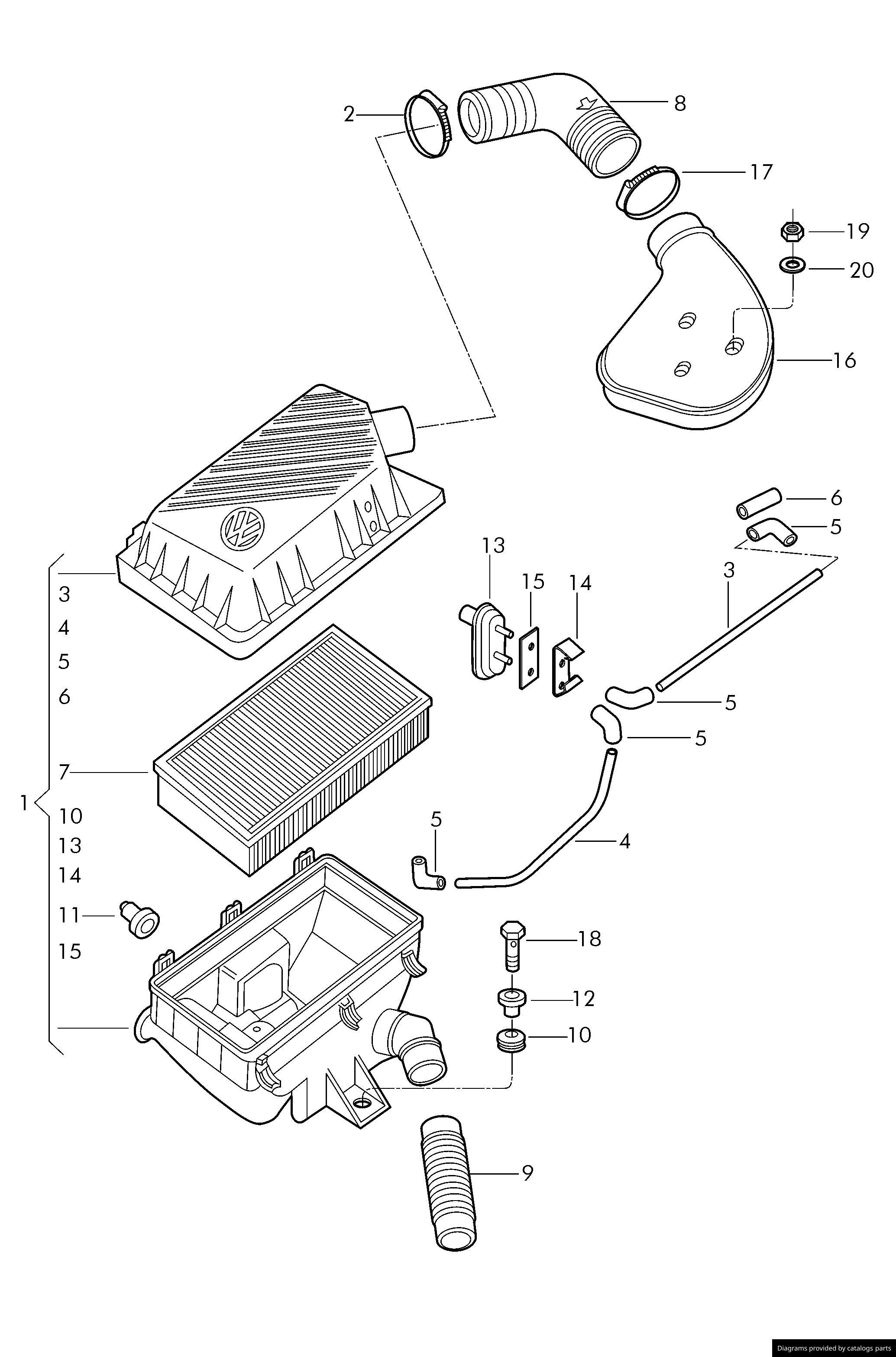 Car part diagram