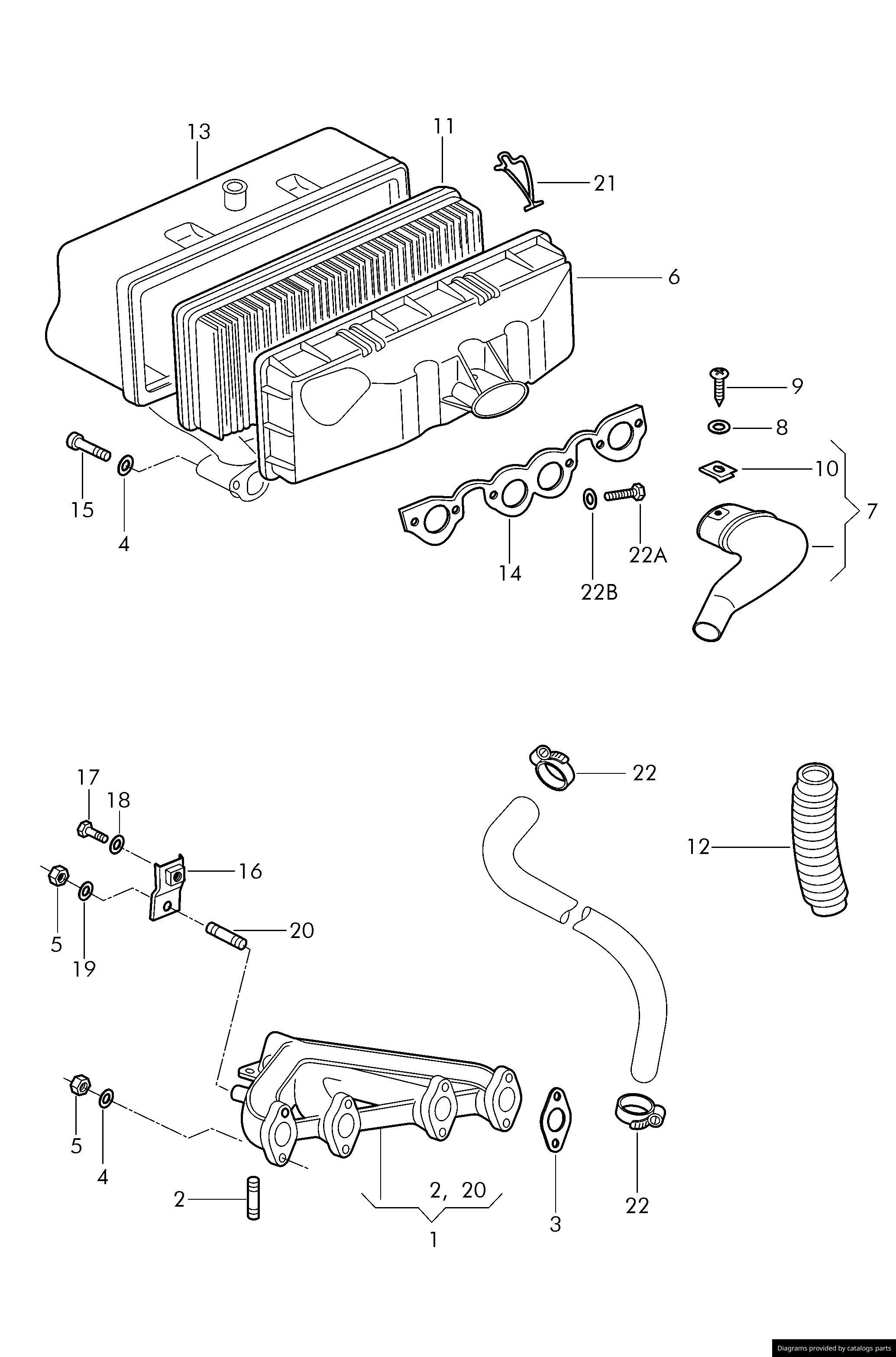 Car part diagram