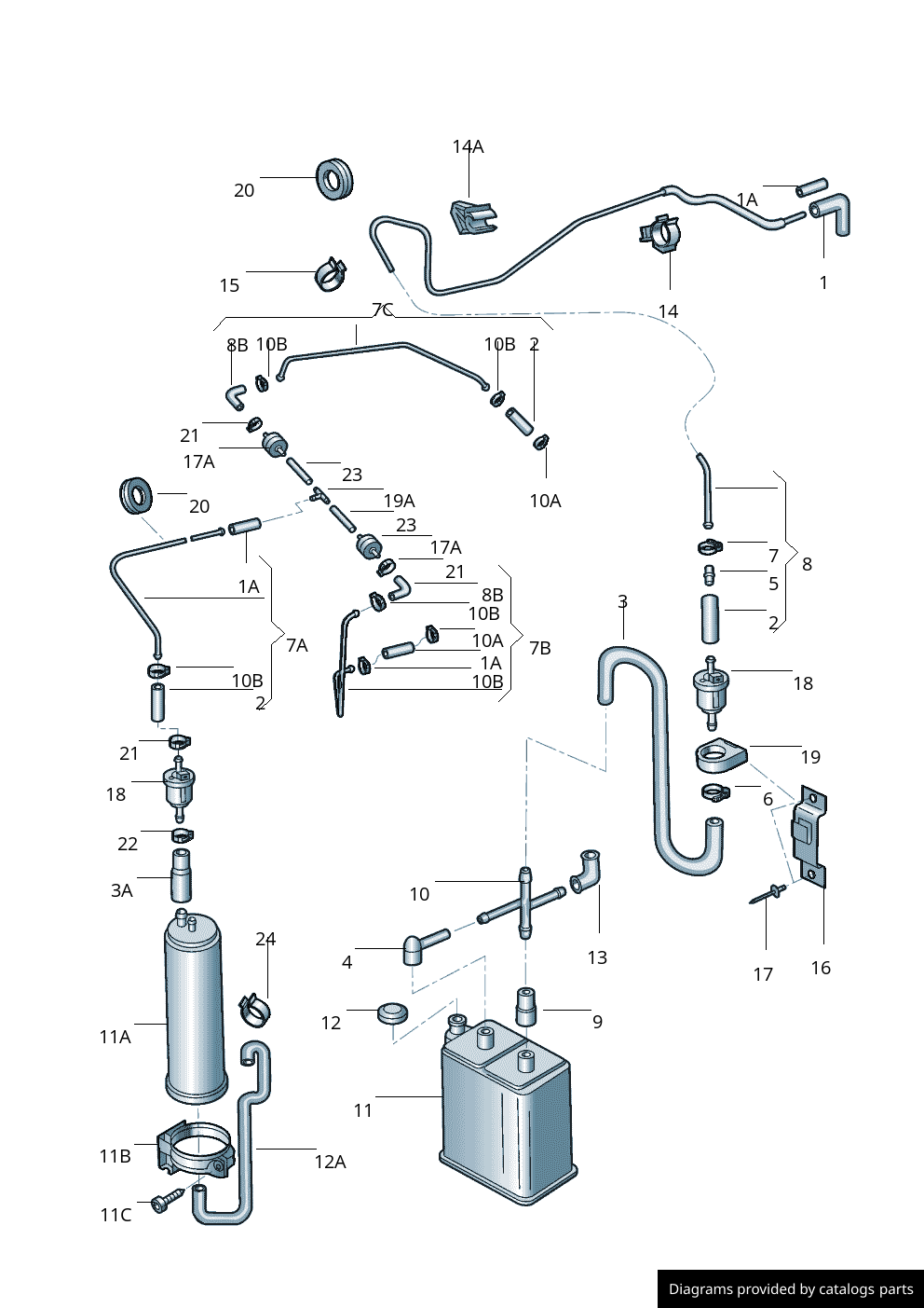 Car part diagram