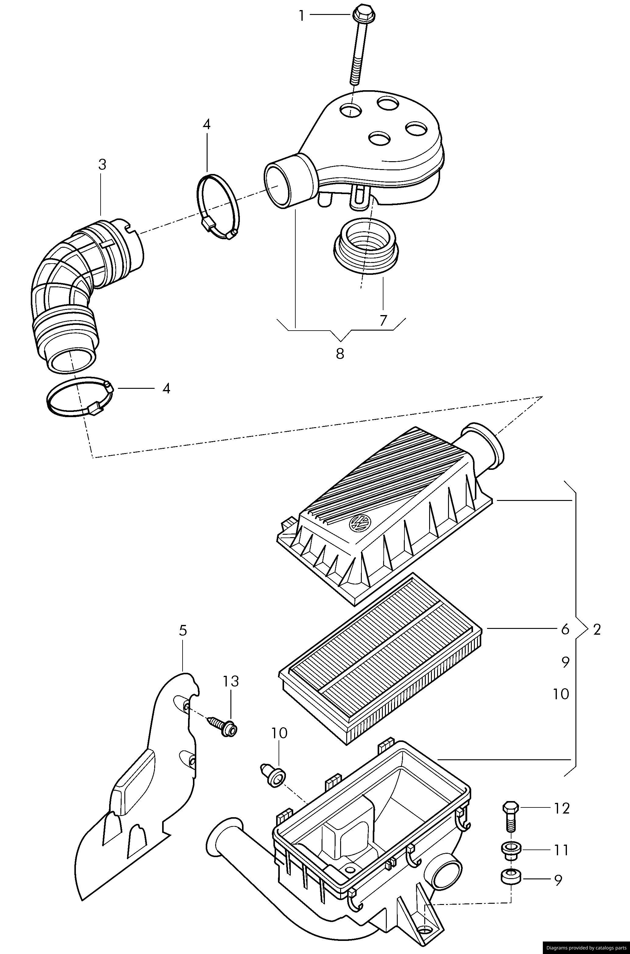 Car part diagram