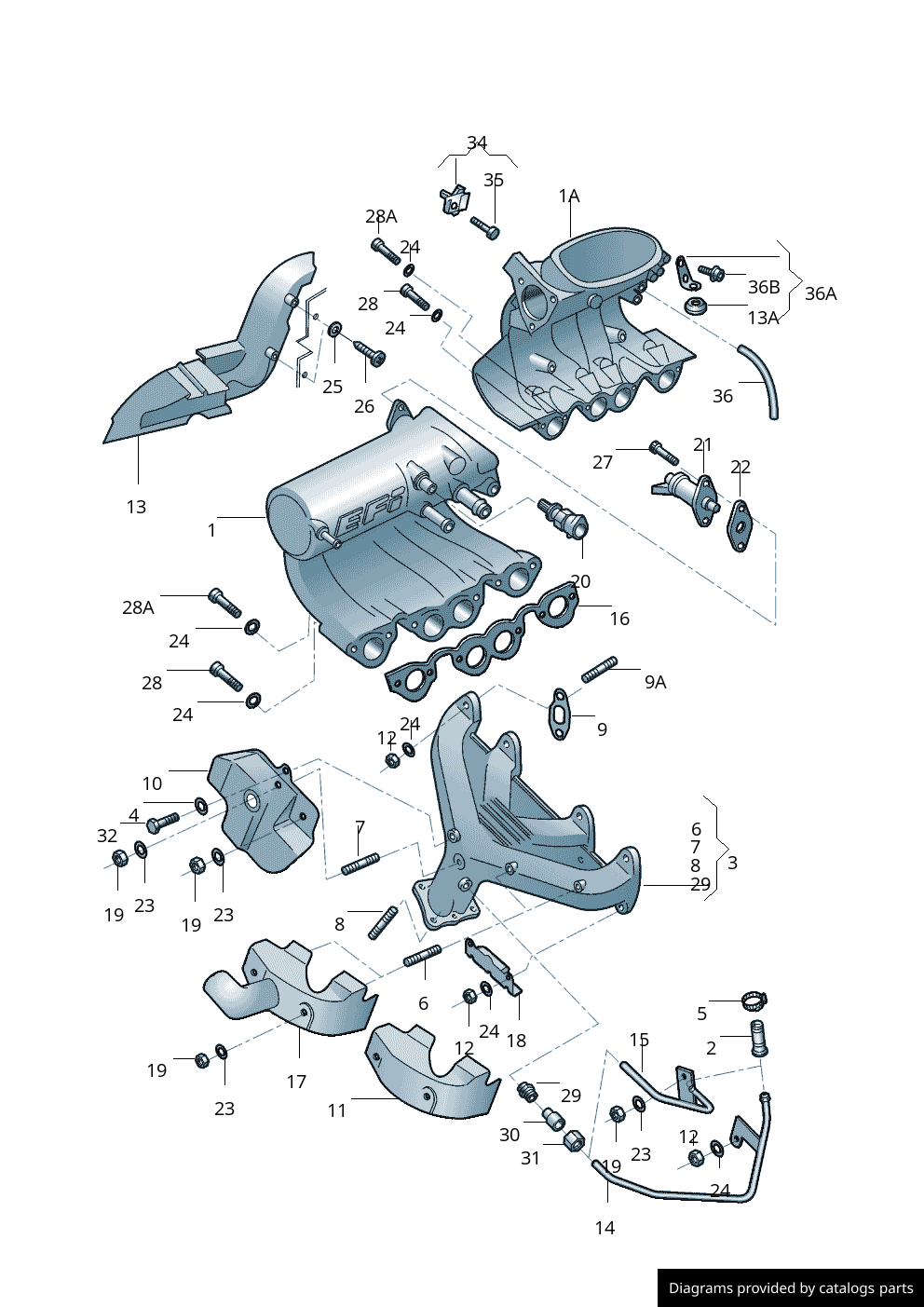 Car part diagram
