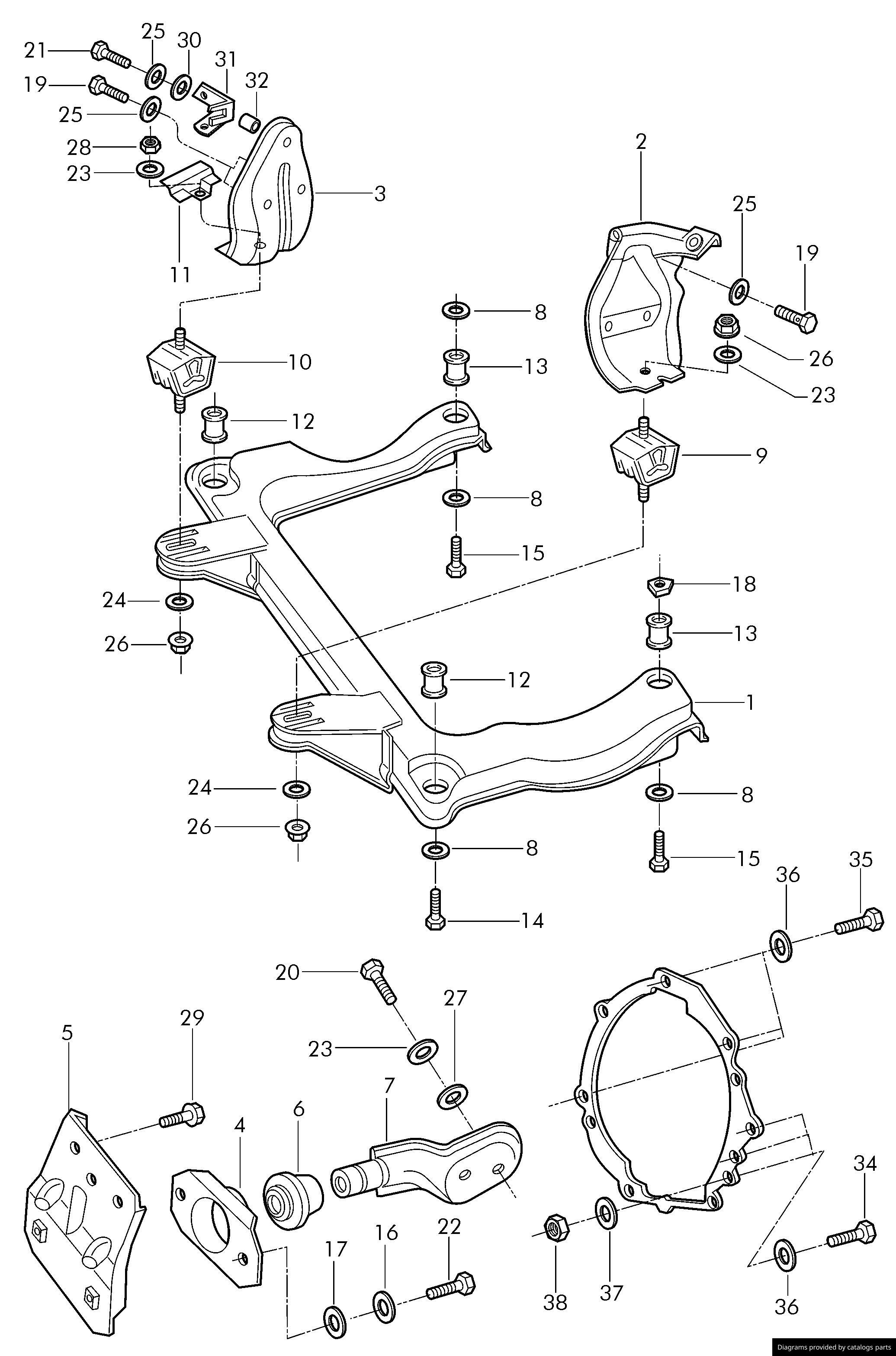 Car part diagram