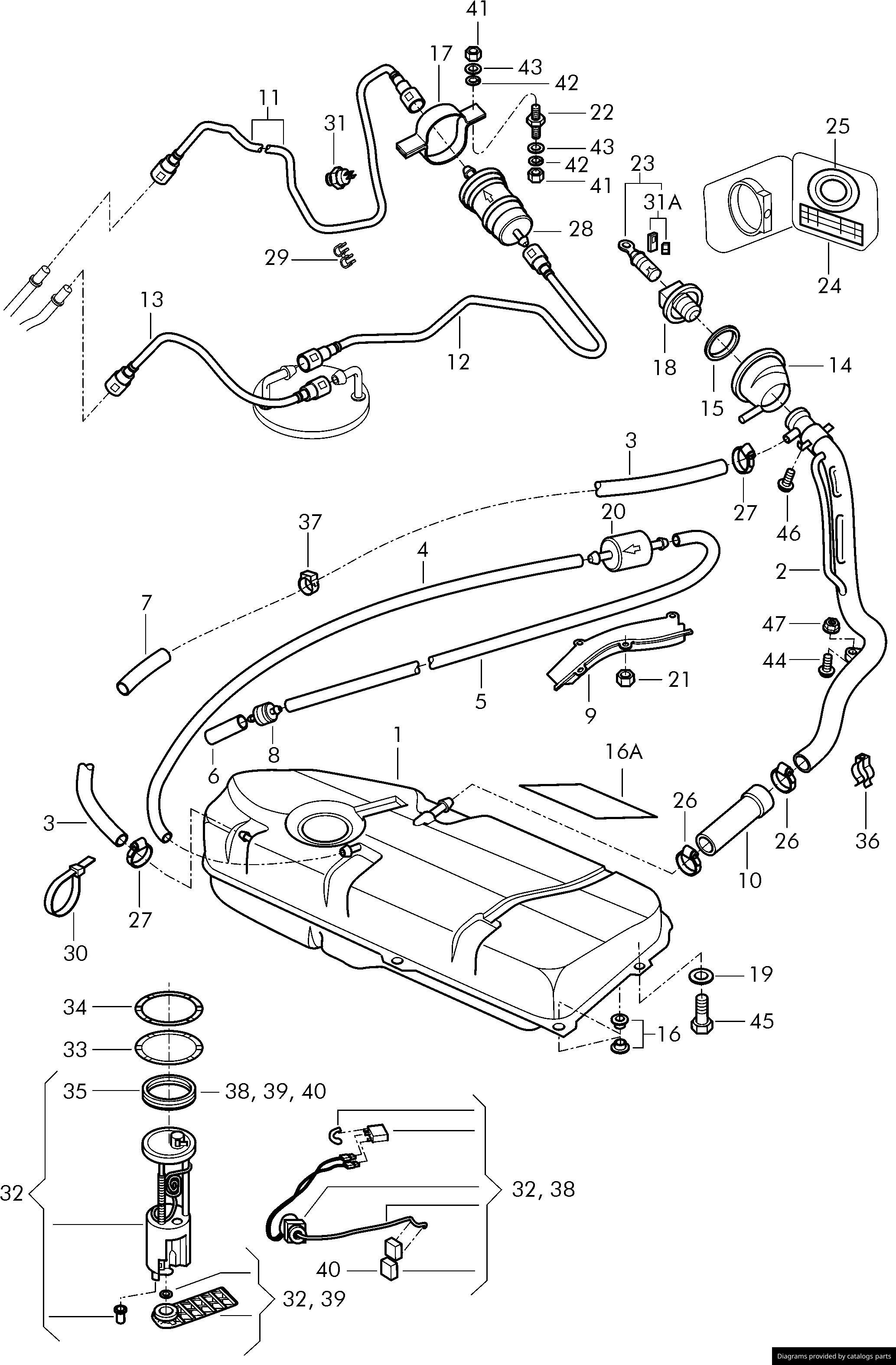 Car part diagram