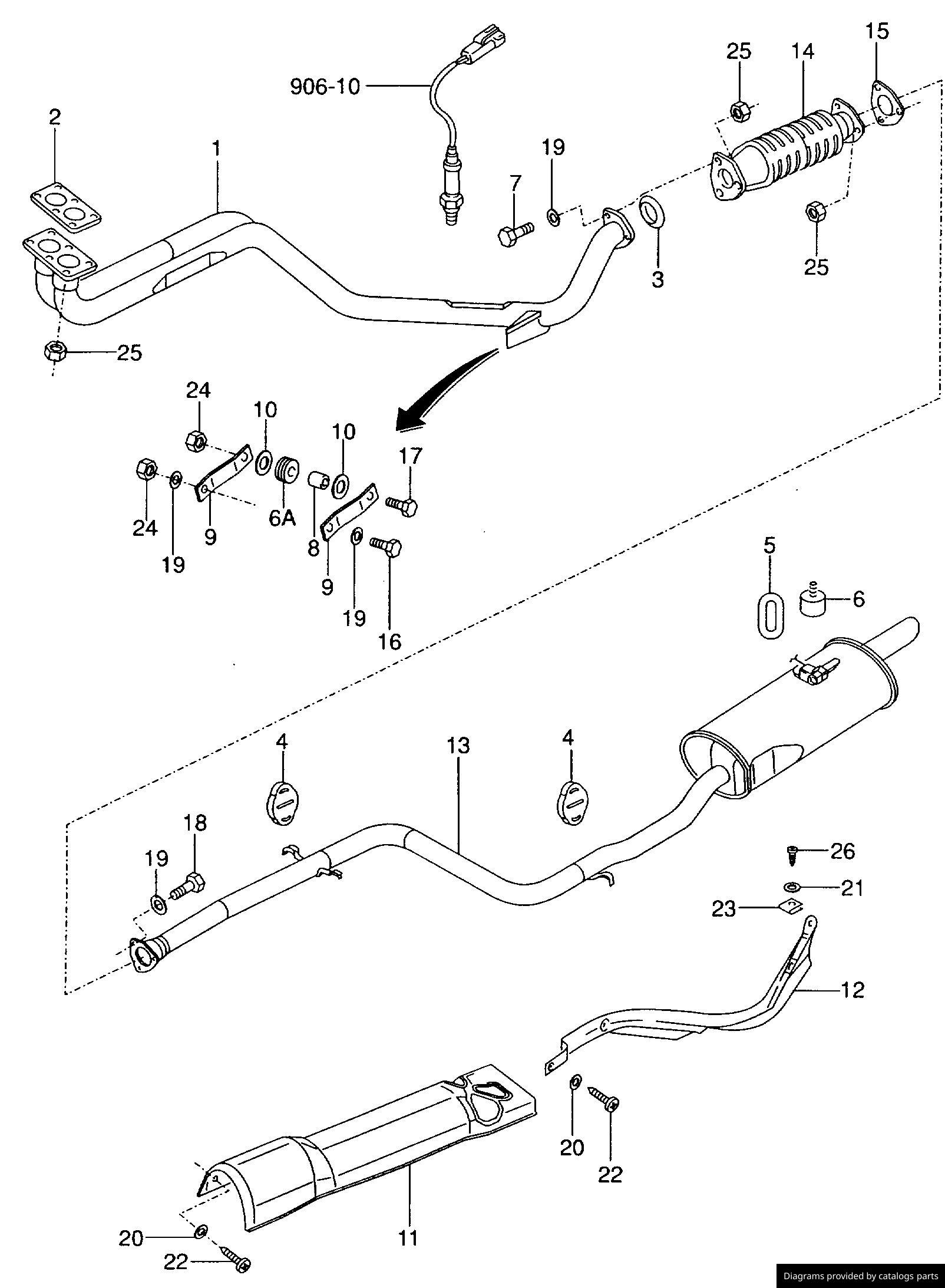 Car part diagram