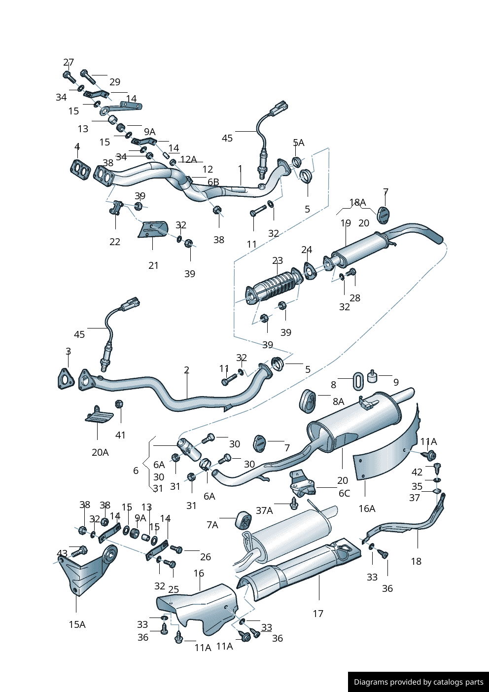 Car part diagram