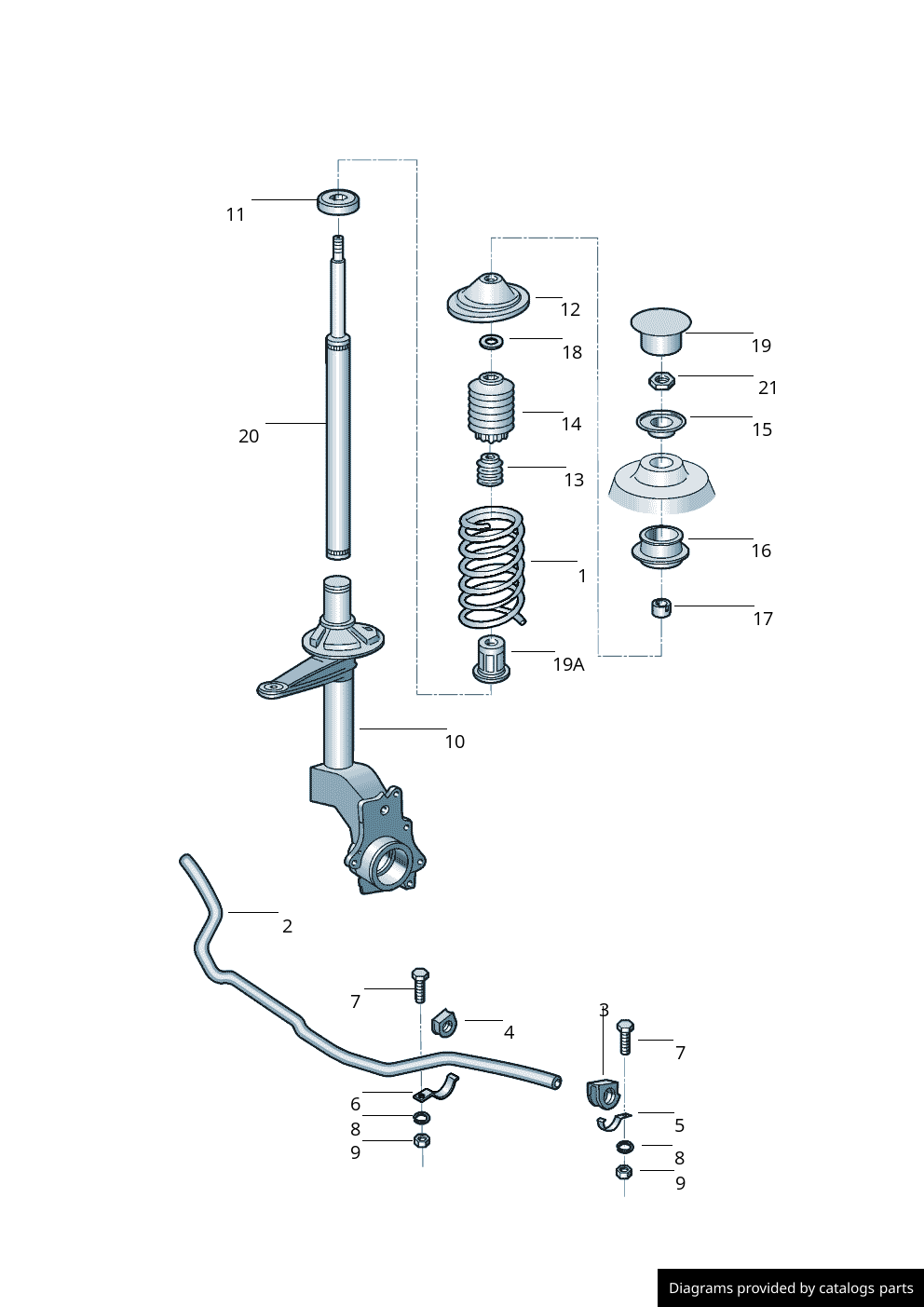 Car part diagram