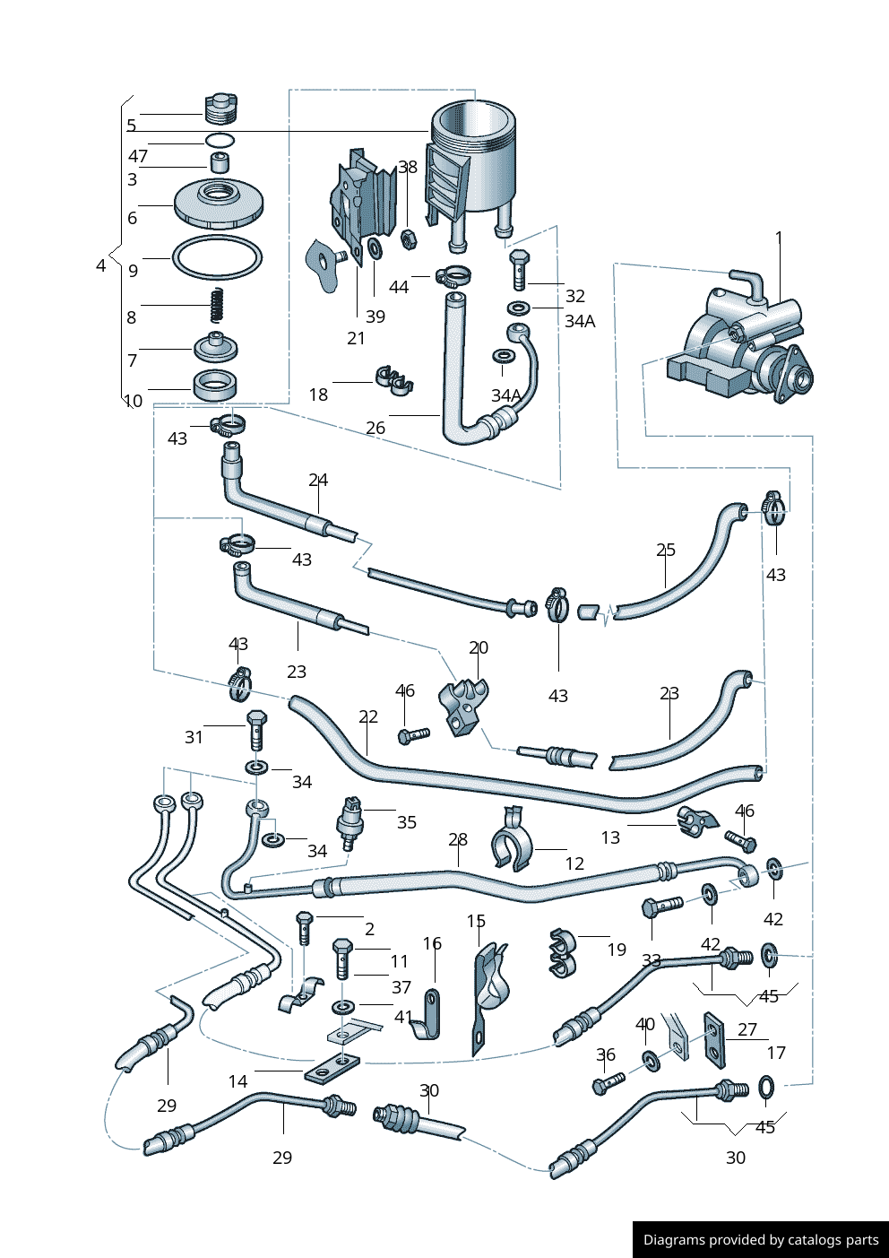 Car part diagram