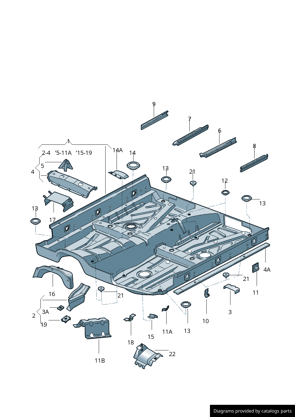 Car part diagram